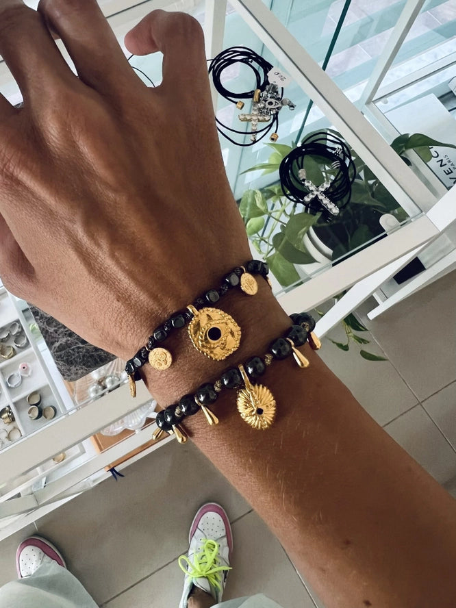 Ηematite Gold Protection Bracelets