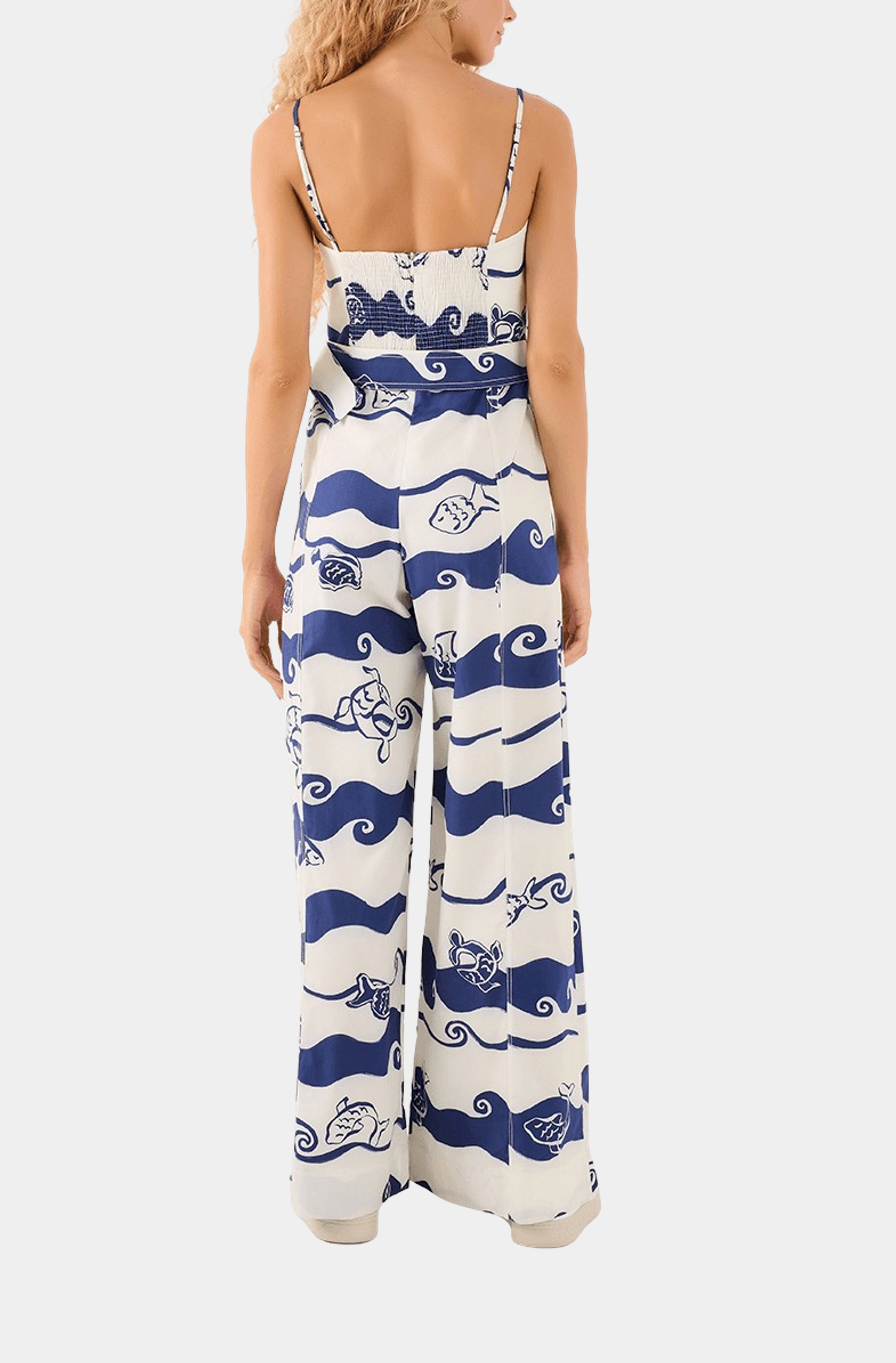 Jumpsuit In Painted Print