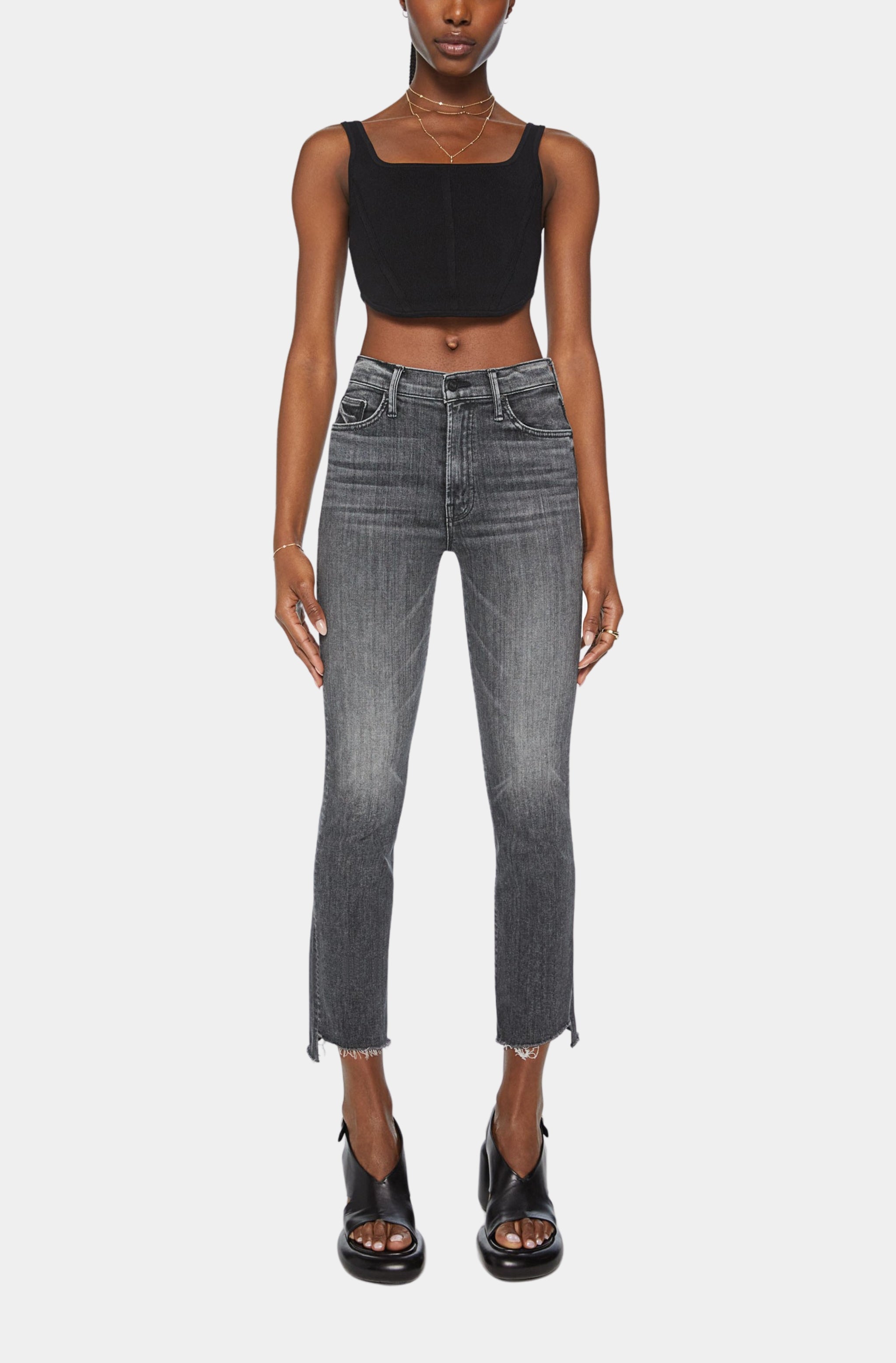 The Insider Crop Step Fray