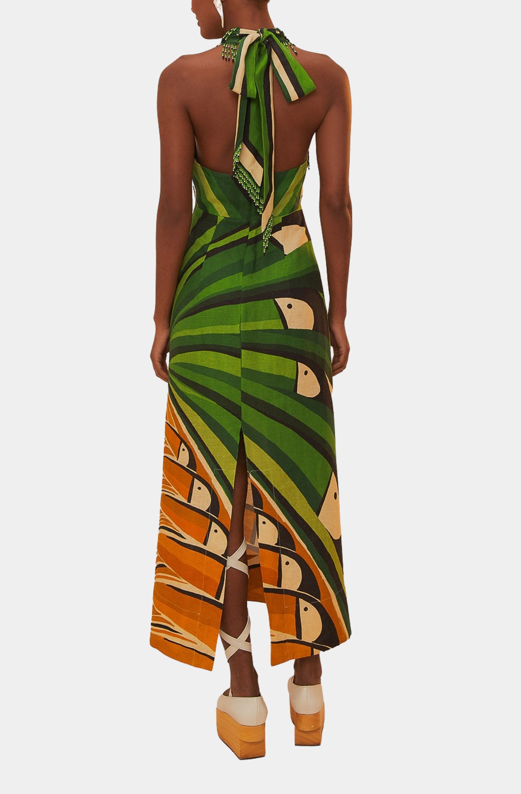 Toucan Tree Green Dress