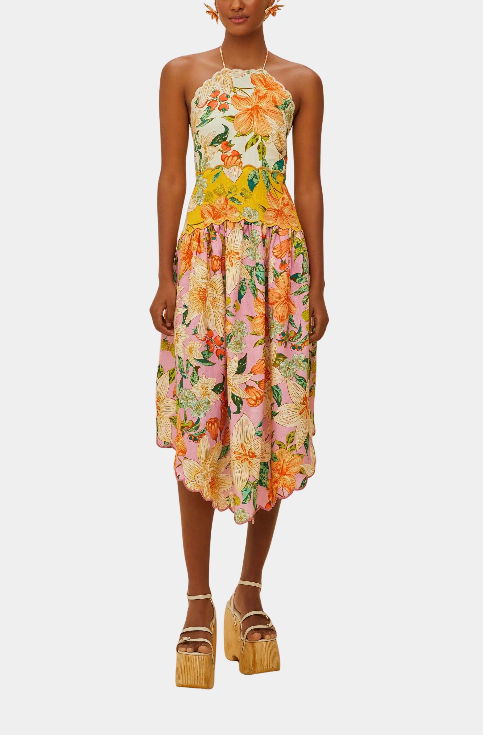 Guaragarden Sleeveless Midi Dress Hemline Sandestin Guaragarden Sleeveless Midi Dress Hemline Sandestin