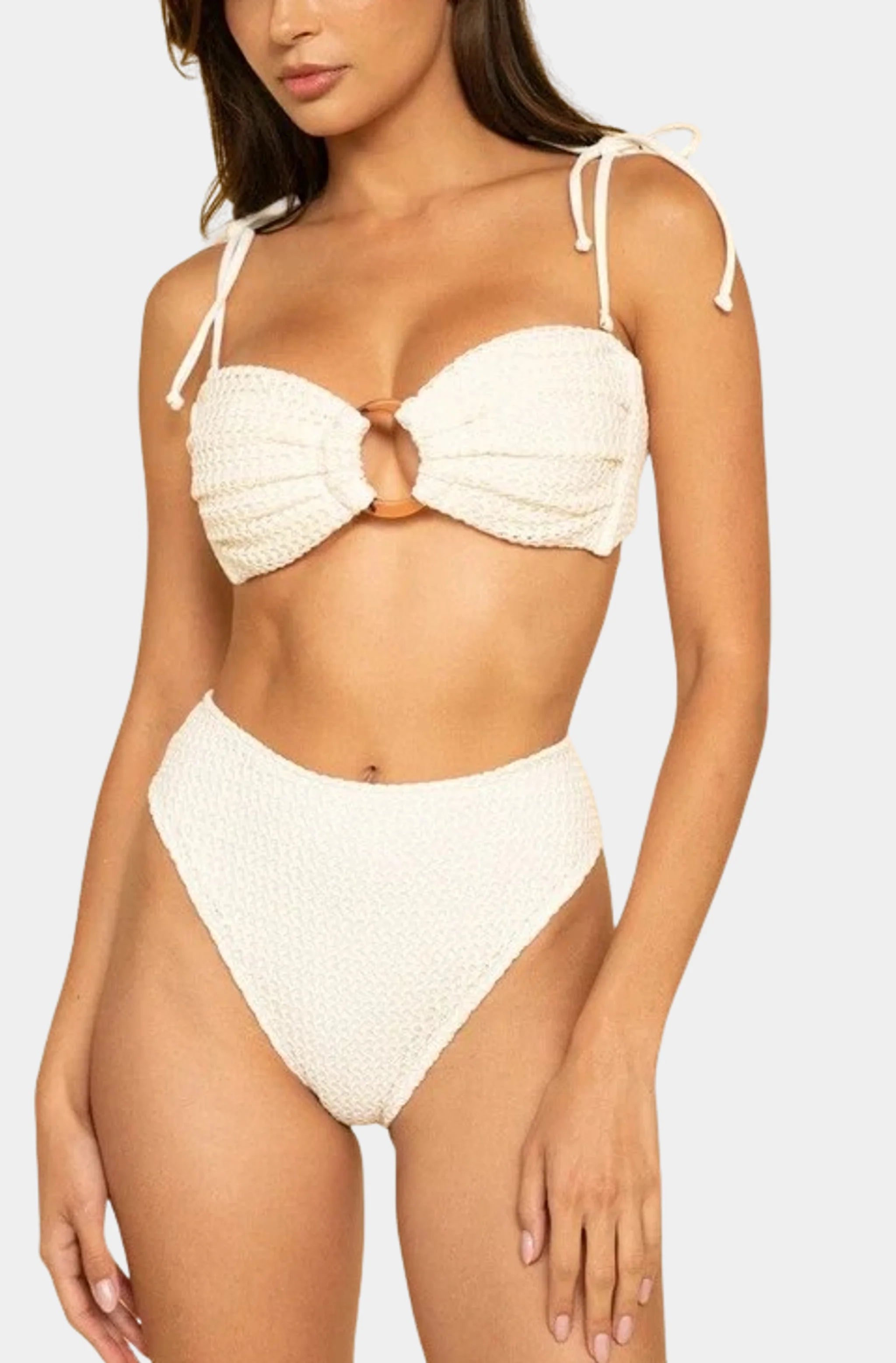 Tori Ties Bandeau Bikini Top