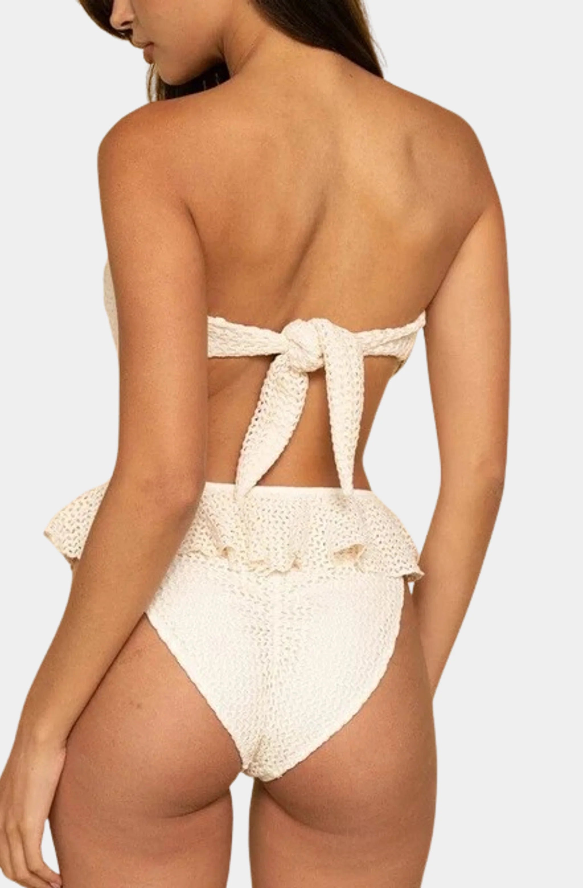 Tori Ties Bandeau Bikini Top