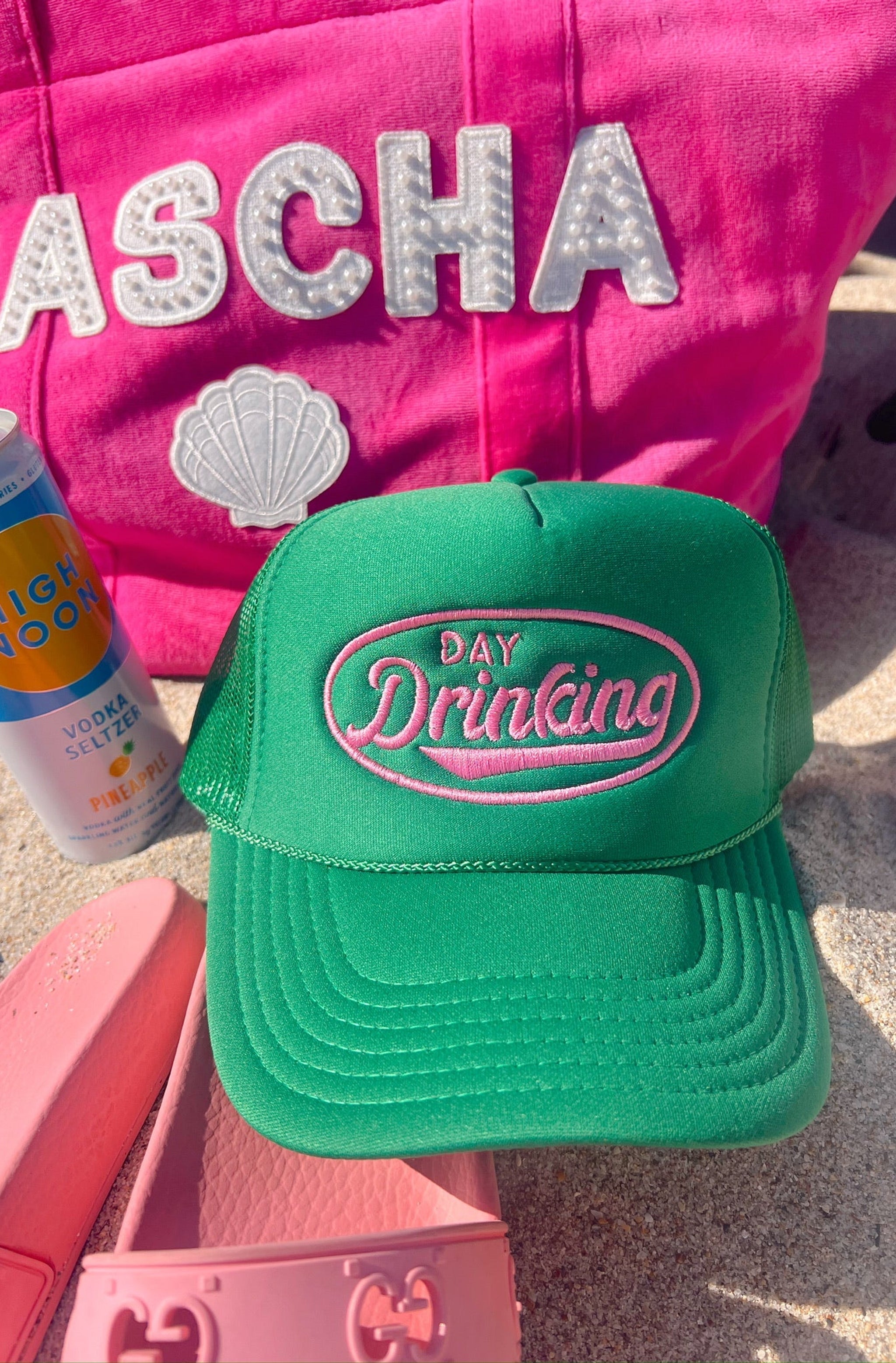 Day Drinking Vintage Trucker Hat