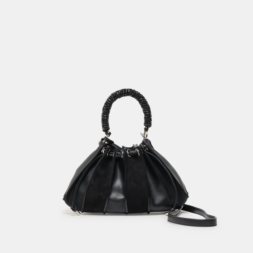 Toni East/West Pleated Crossbody Bag