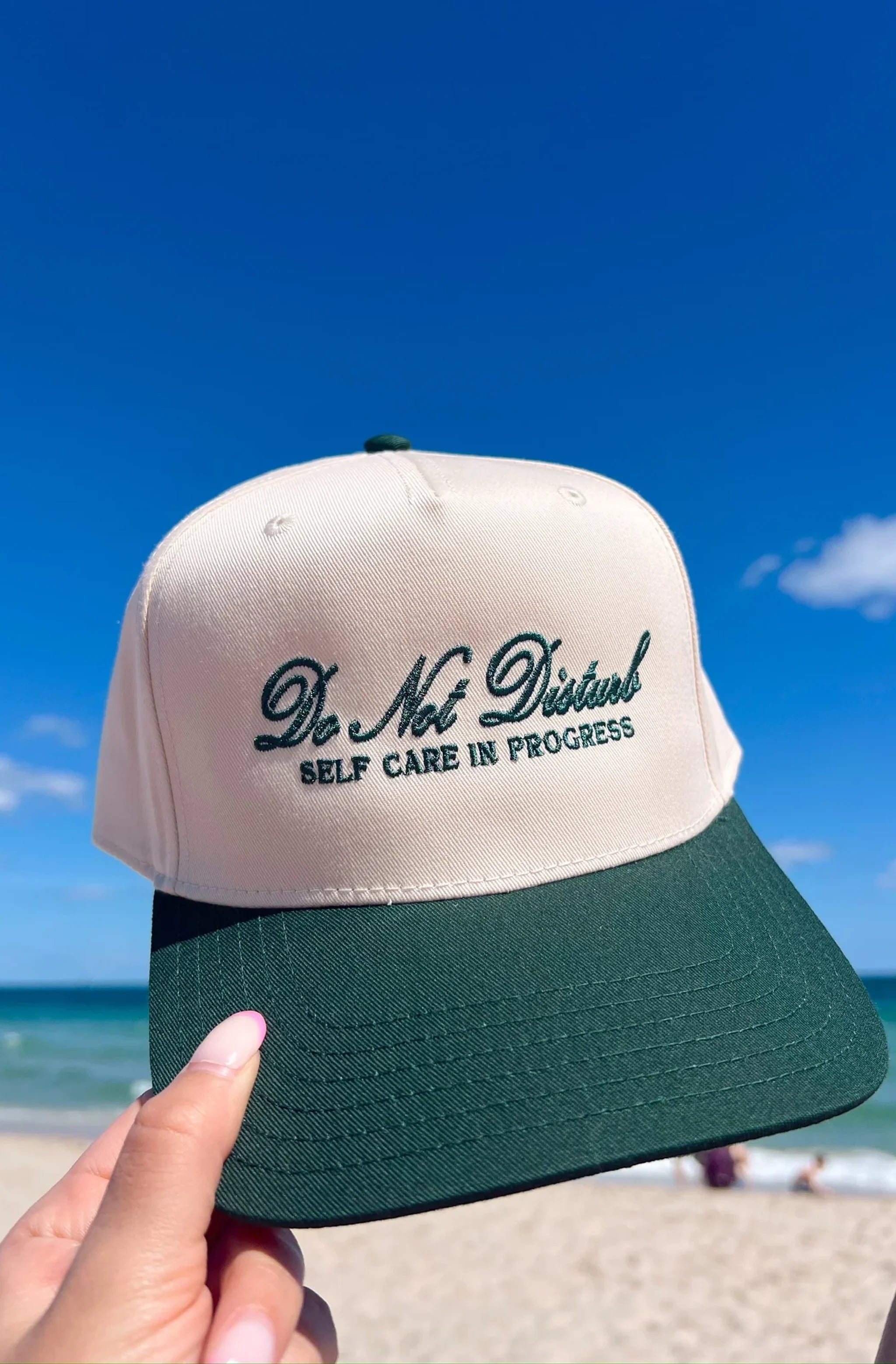 Do Not Disturb Self Care In Progress Vintage Trucker Hat