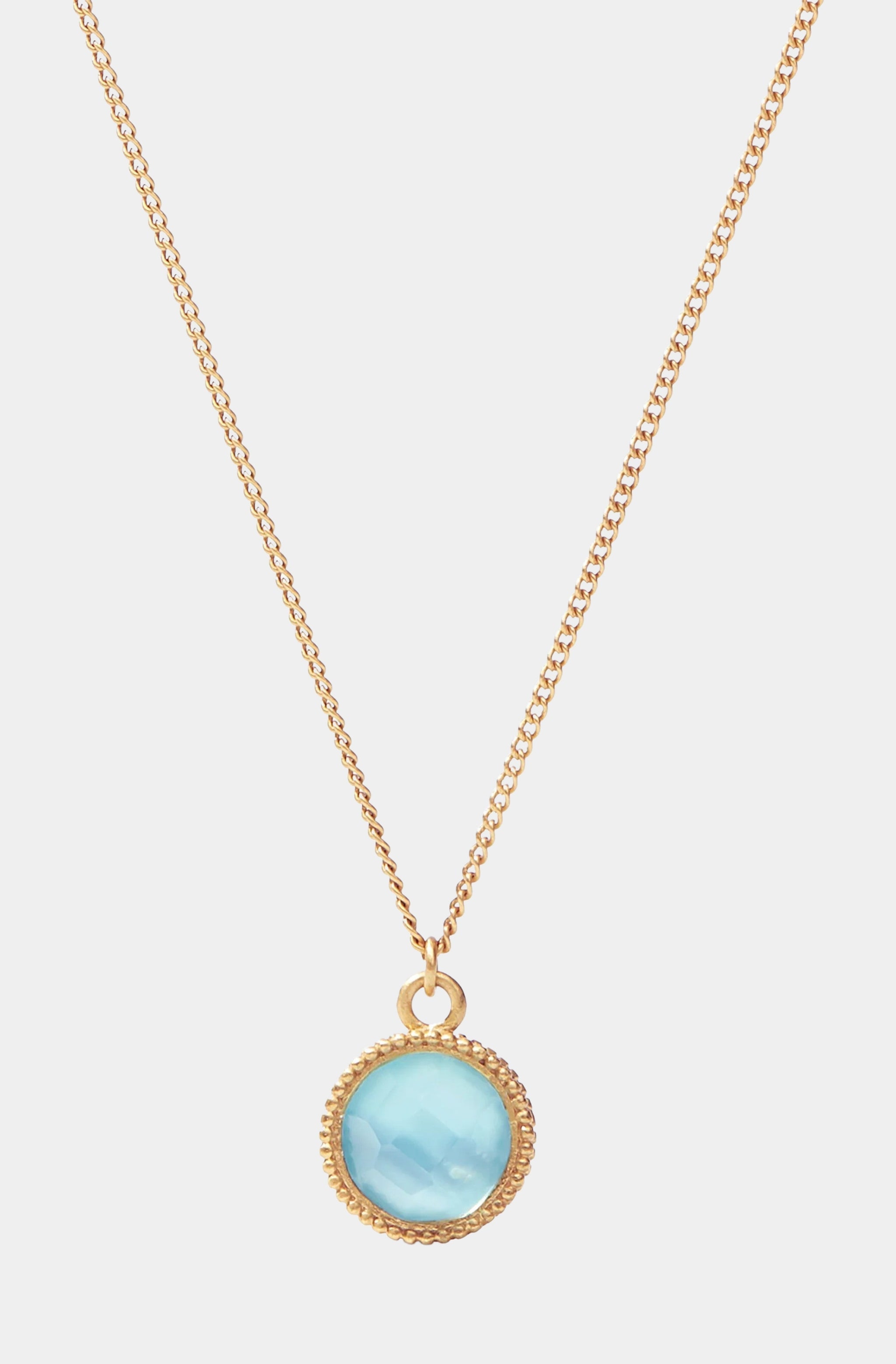 Fleur-de-Lis Solitaire Necklace