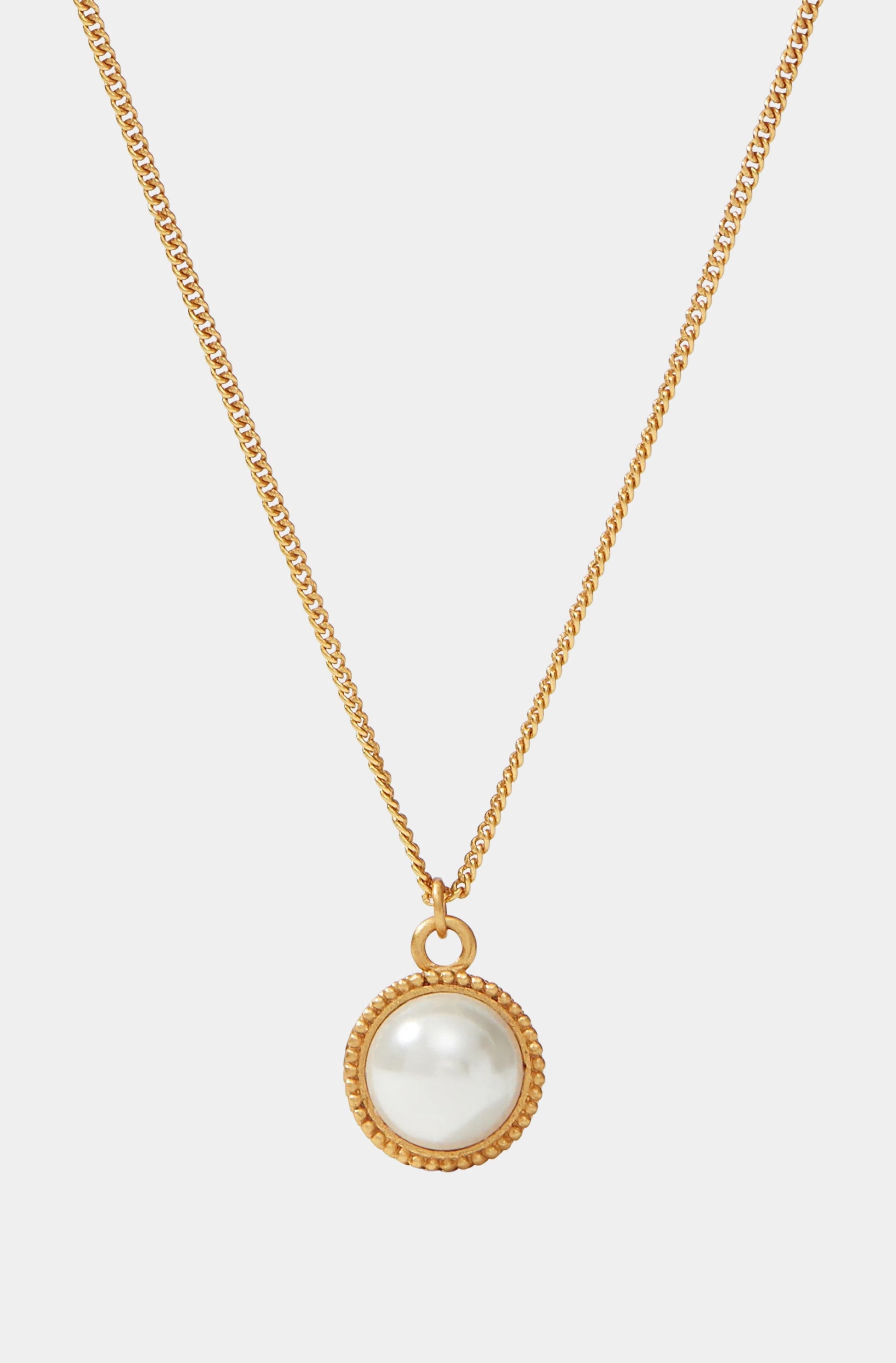 Fleur-de-Lis Solitaire Necklace