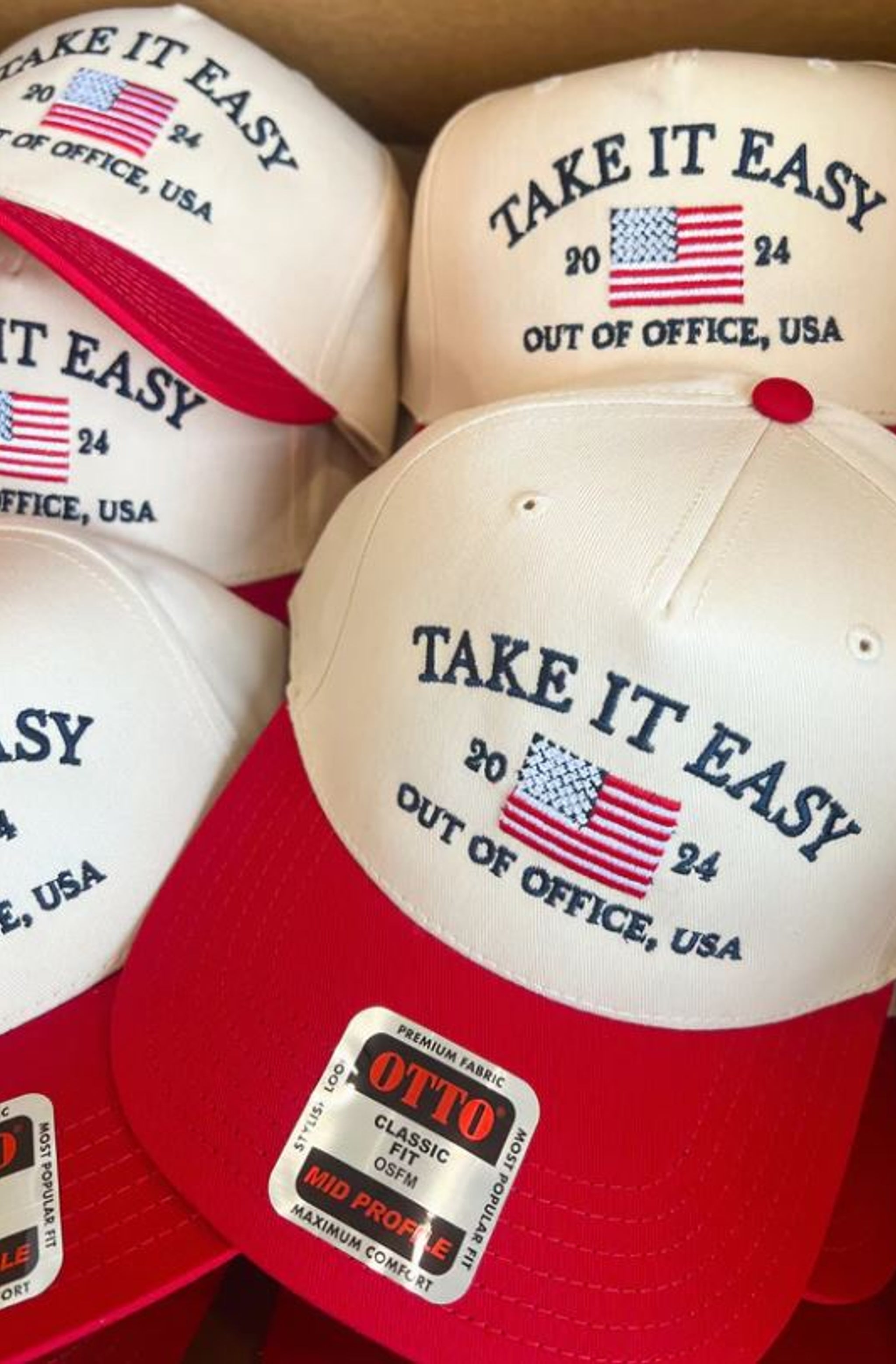 Take it Easy Vintage Trucker Hat