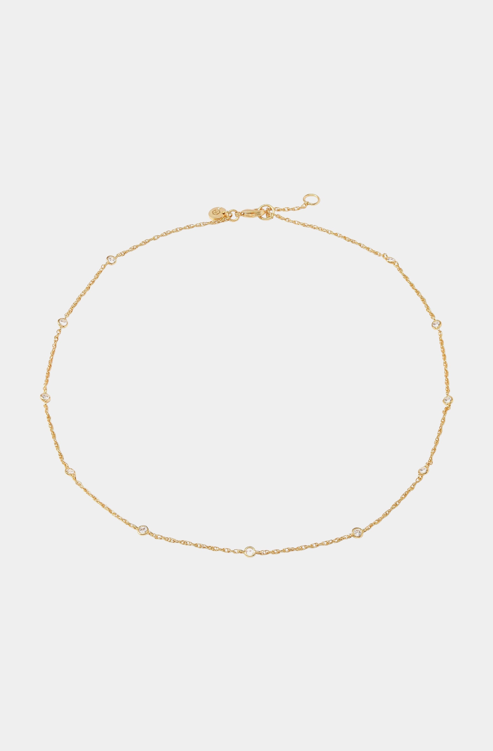 Celeste Delicate Station Necklace