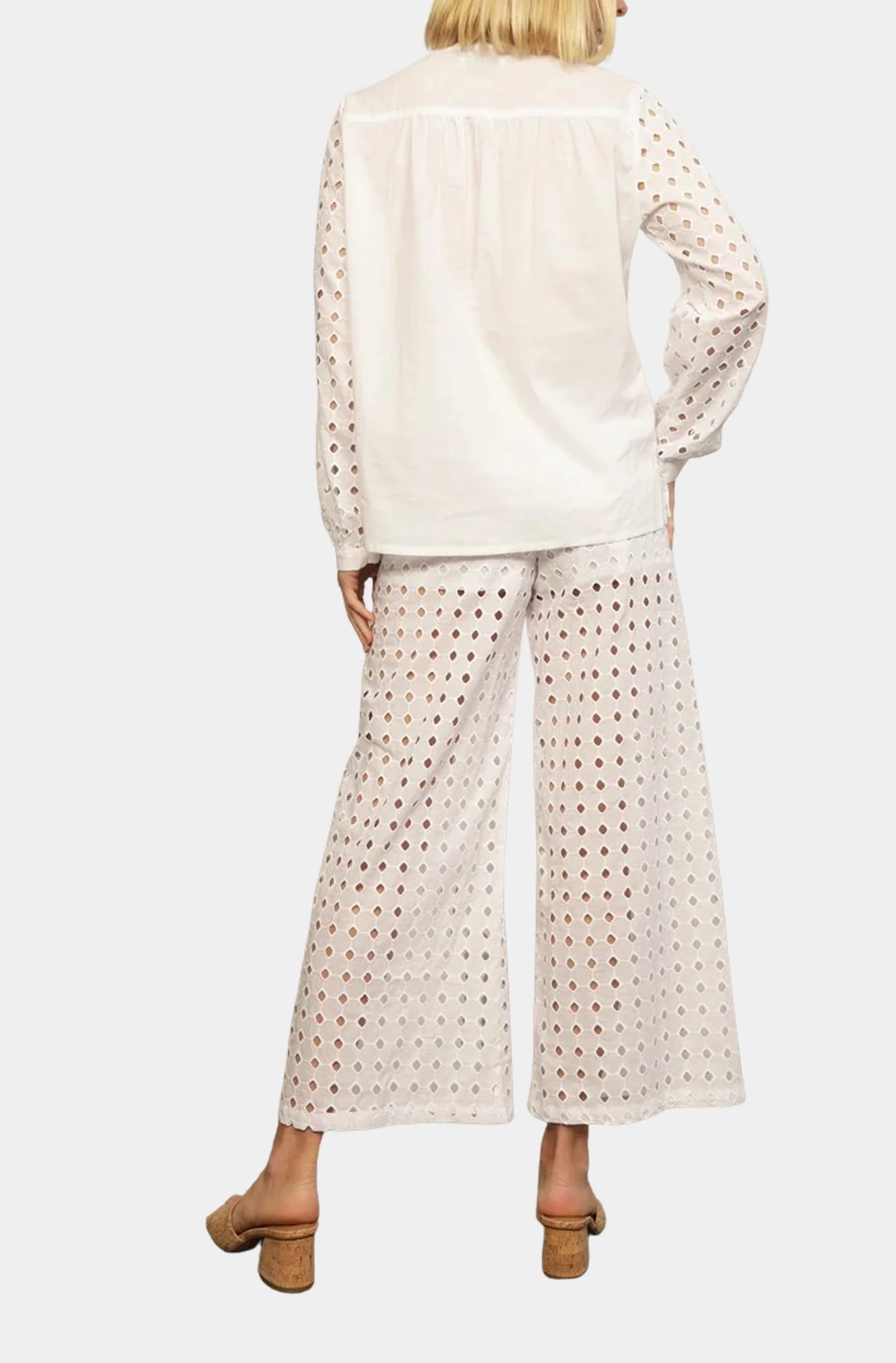 Eyelet Costa Pant