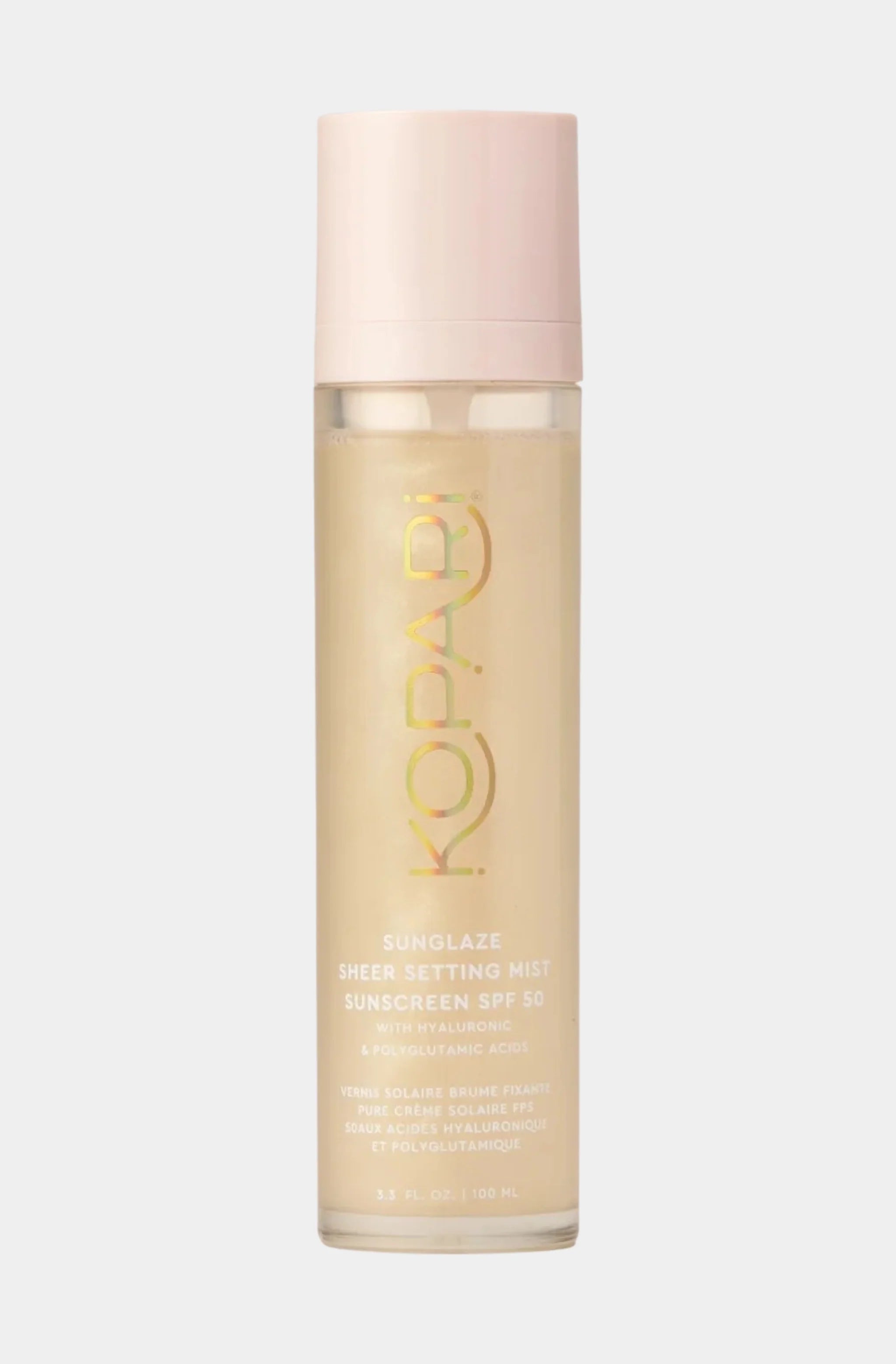 Sunglaze Sheer Setting Mist Sunscreen SPF 50, 3.3 fl. oz.