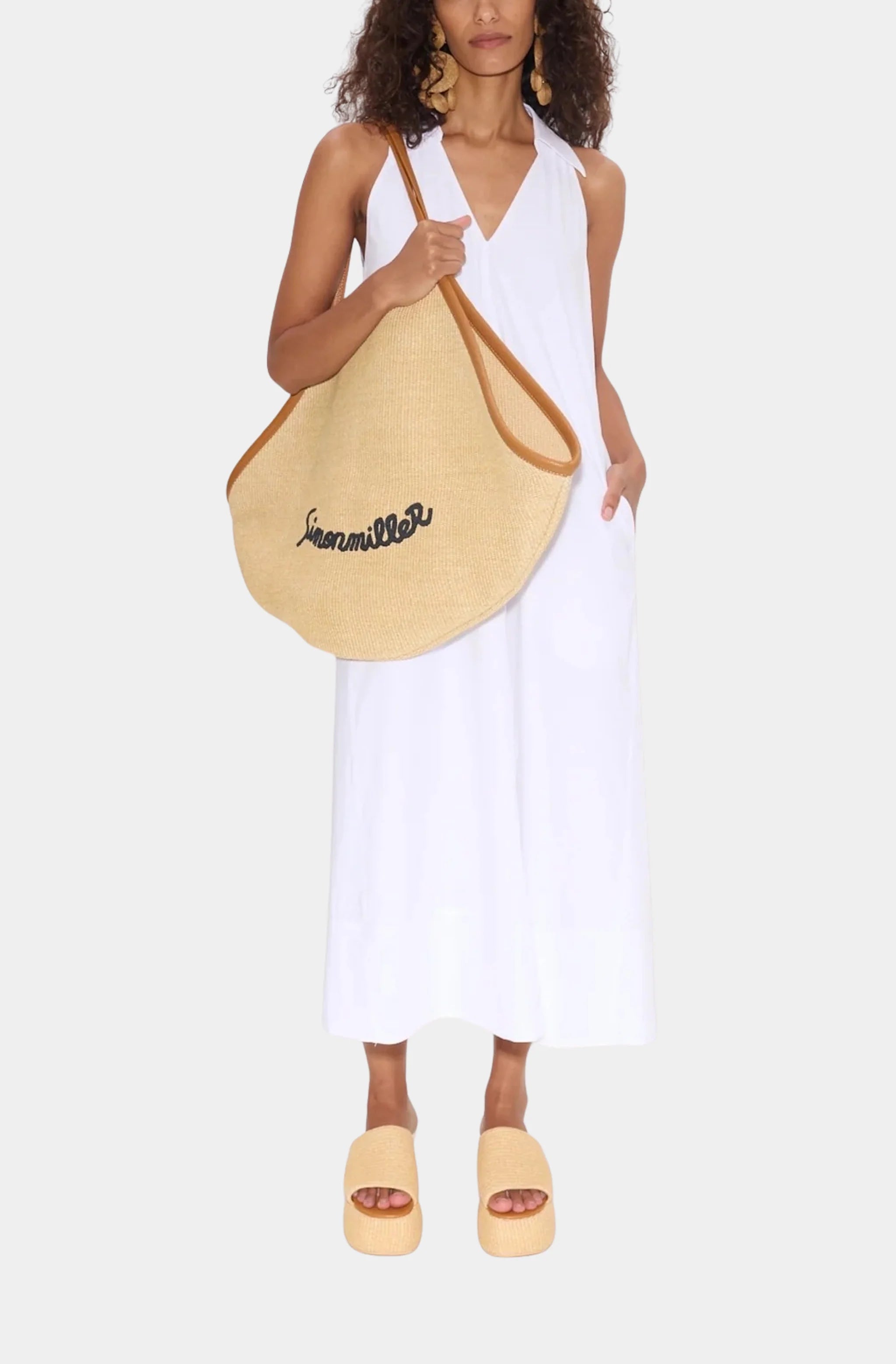 Nava Poplin Midi Dress