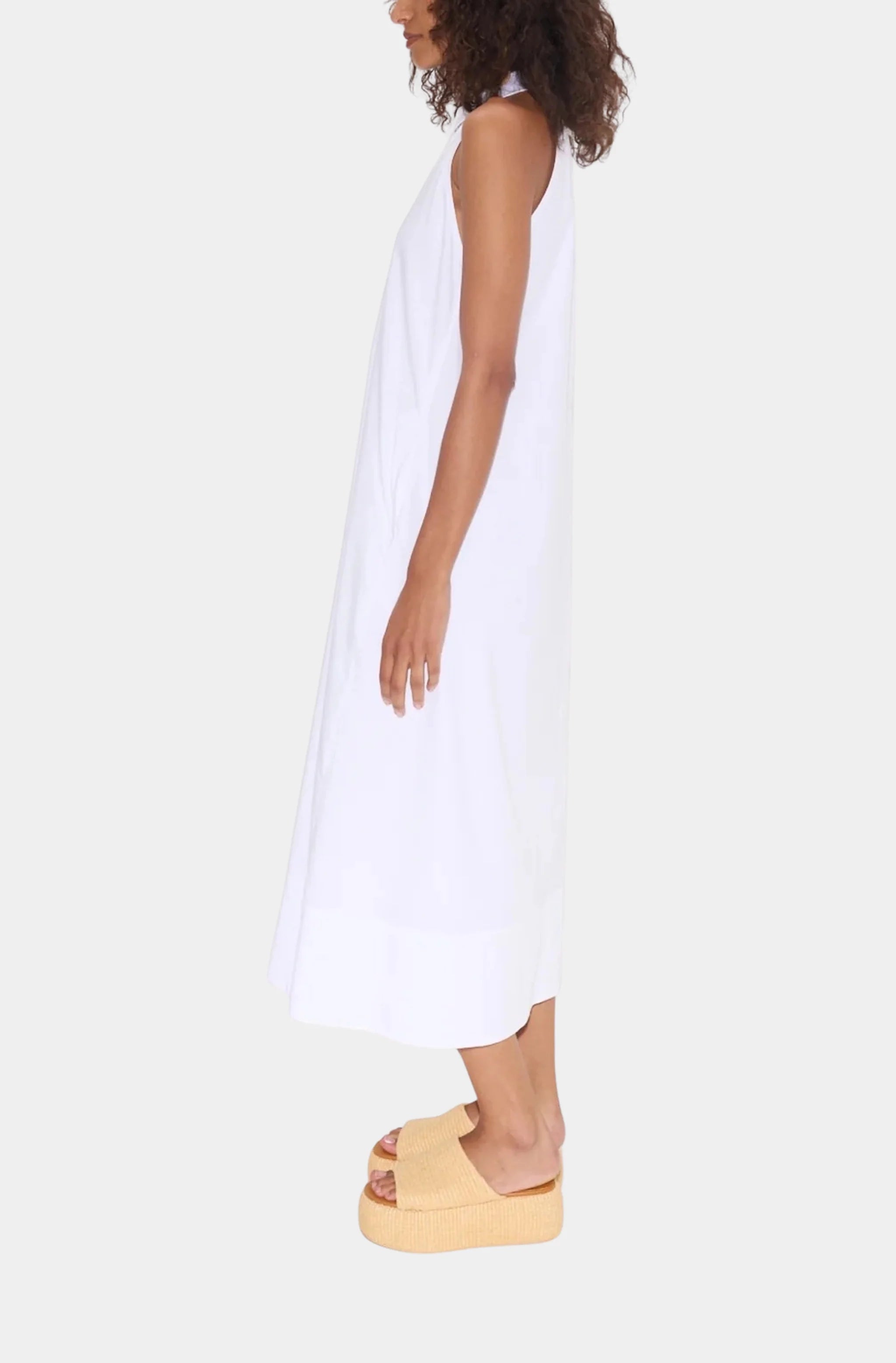 Nava Poplin Midi Dress