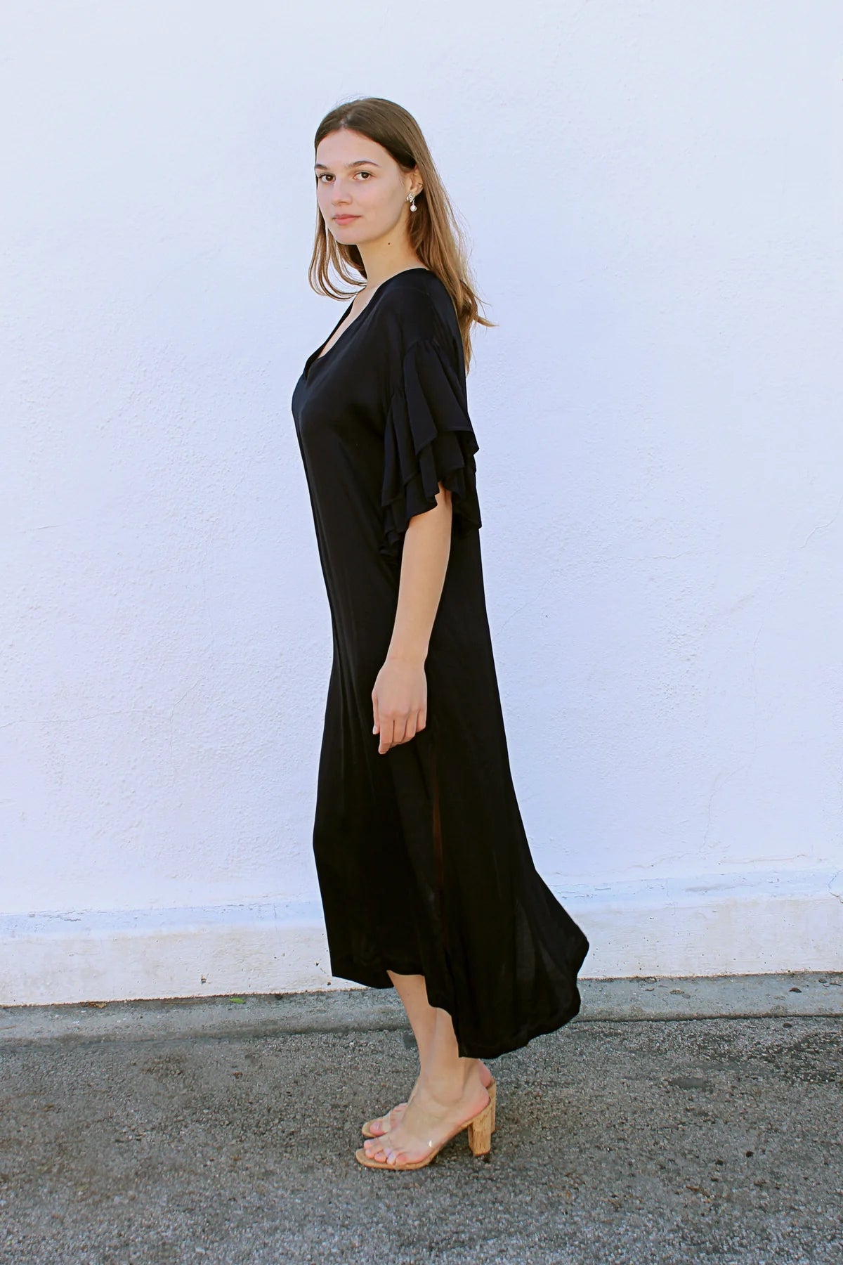 Amelia Dress in Navy