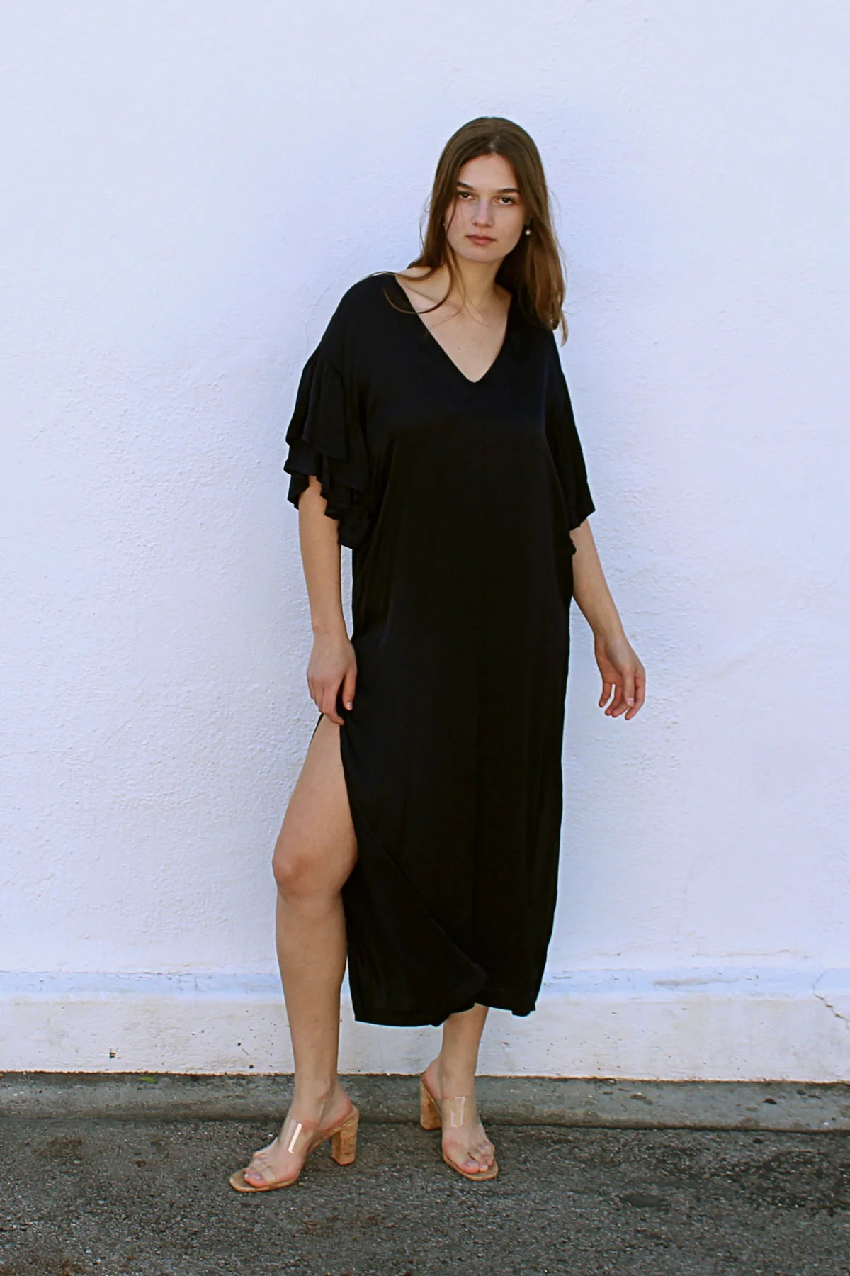 Amelia Dress in Navy