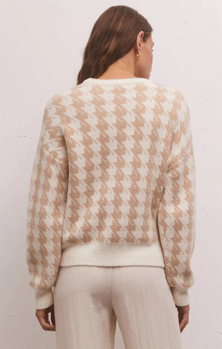 Cedar Houndstooth Sweater
