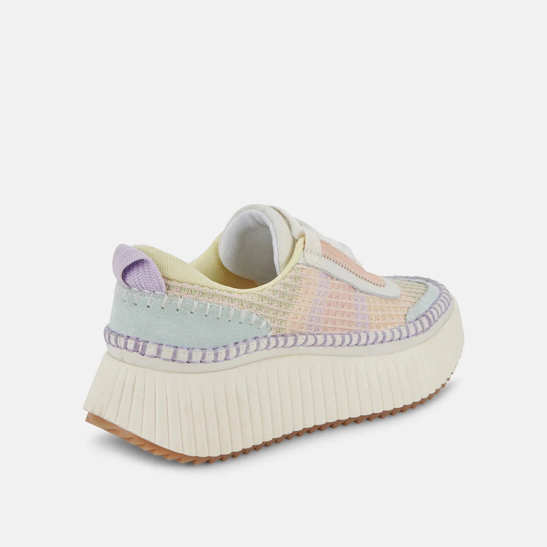 Dolen Sneakers in Pastel Stripe Knit
