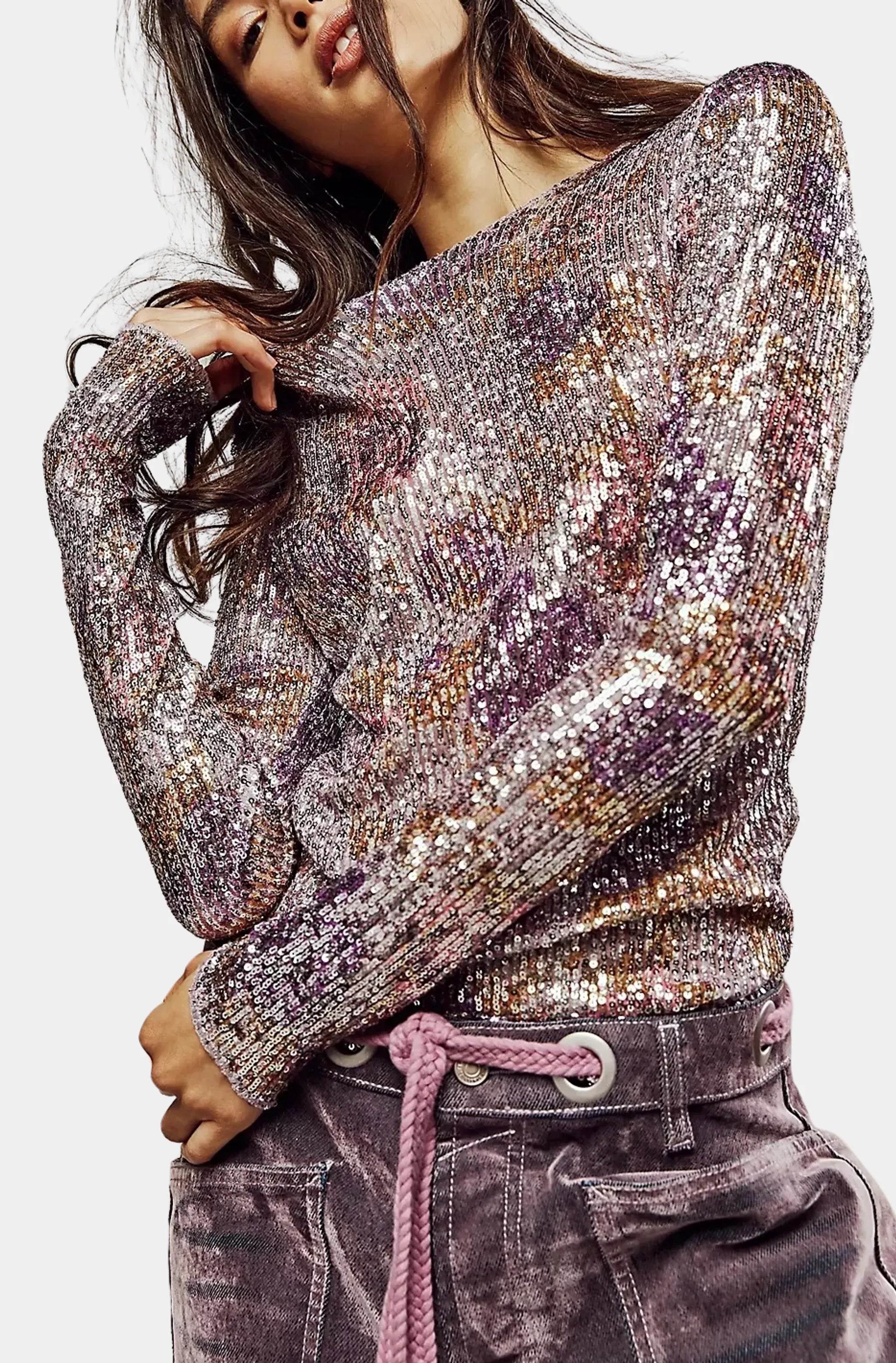 Printed Gold Rush Long Sleeve