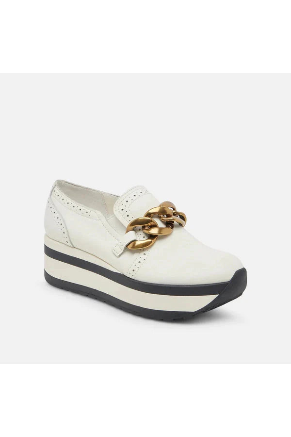 Jhenee Sneakers in White Leather