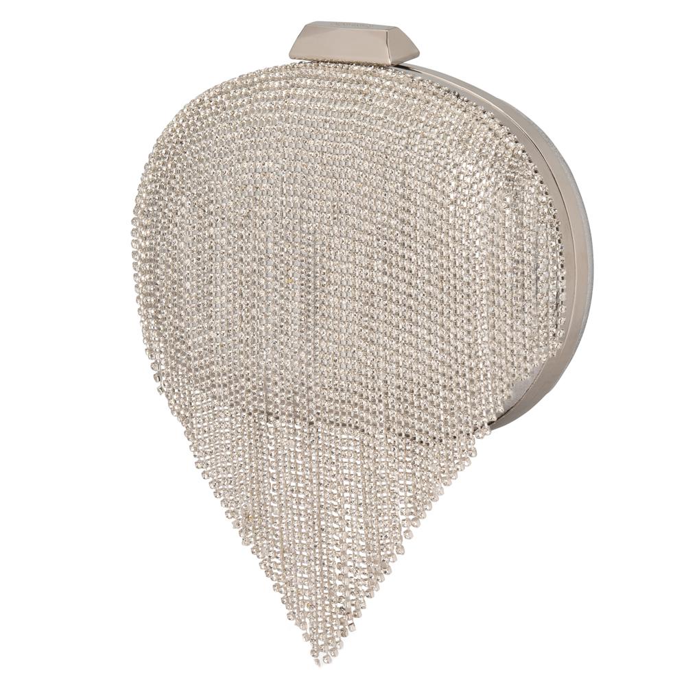 Bria Crystal Fringed Bag