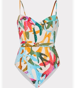 Under The Sea Underwire One-Piece in Rainbow Multi