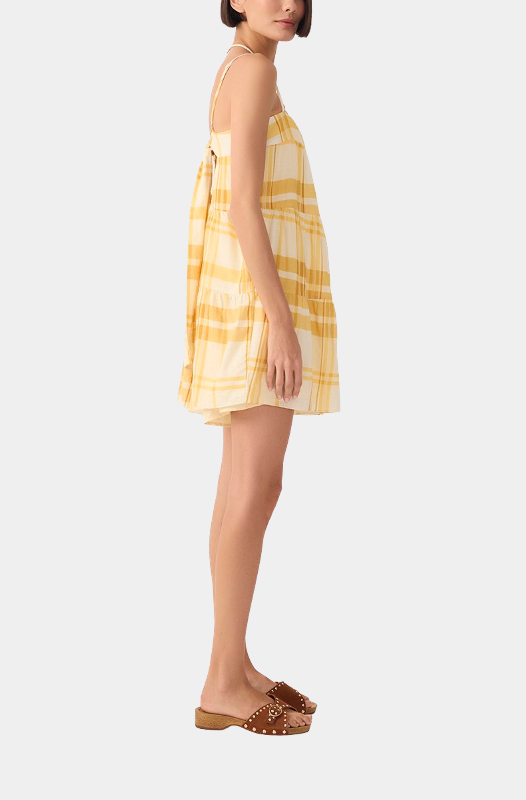 Sleeveless Tiered Romper
