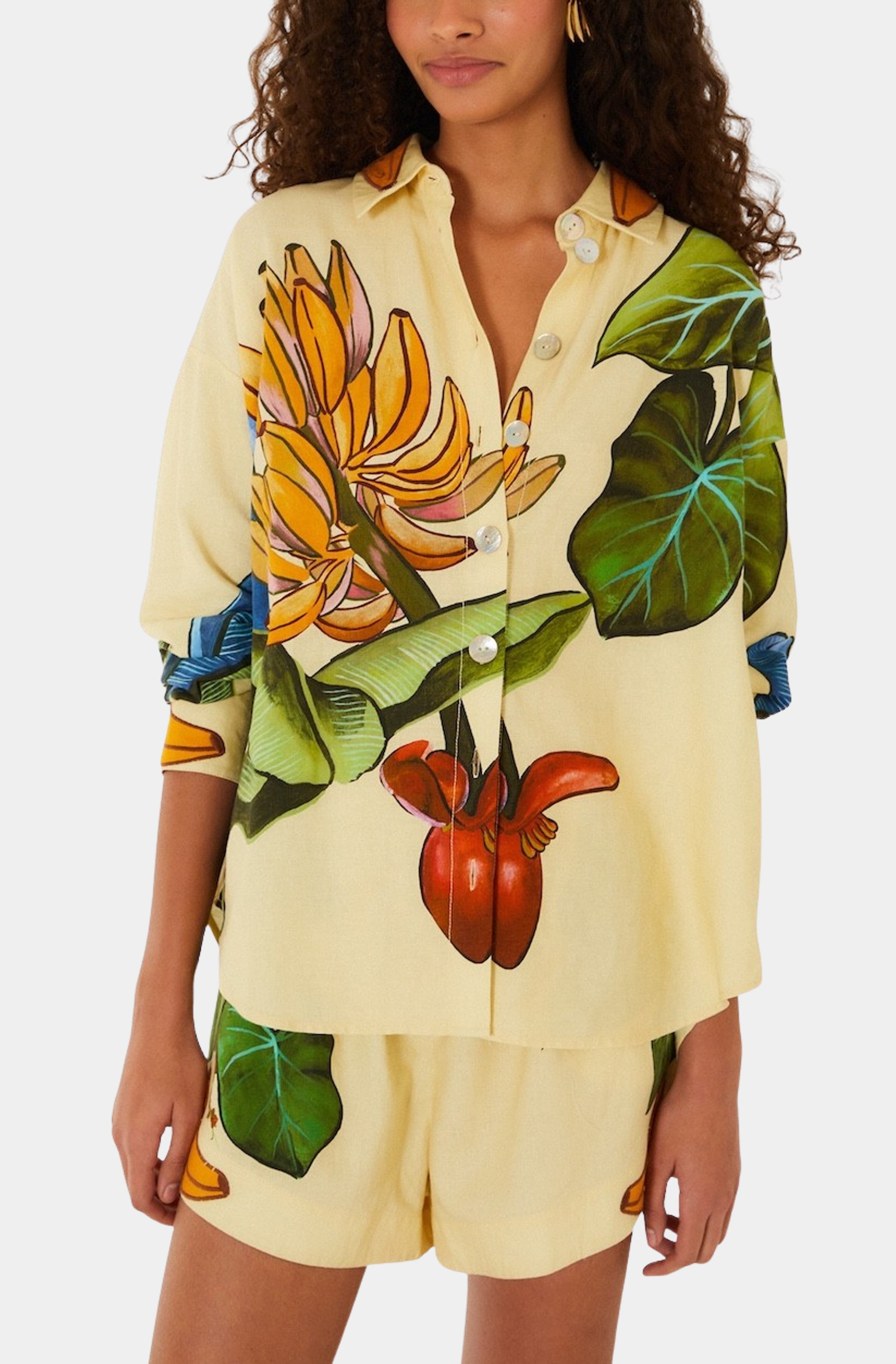 Banana Grapes Yellow Shirt