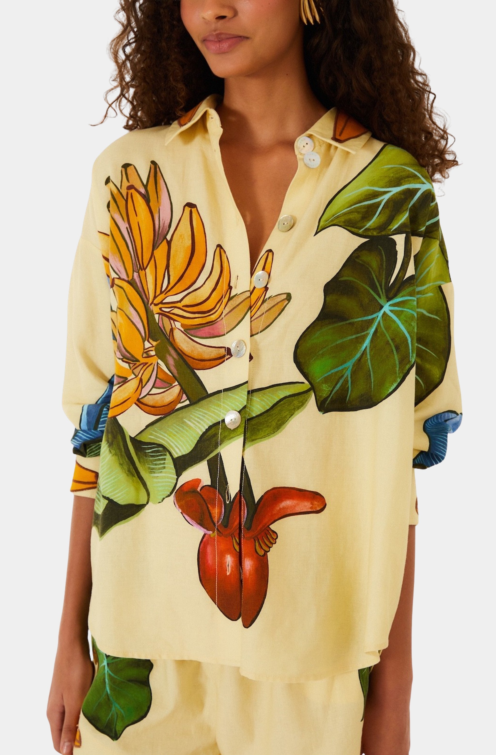 Banana Grapes Yellow Shirt