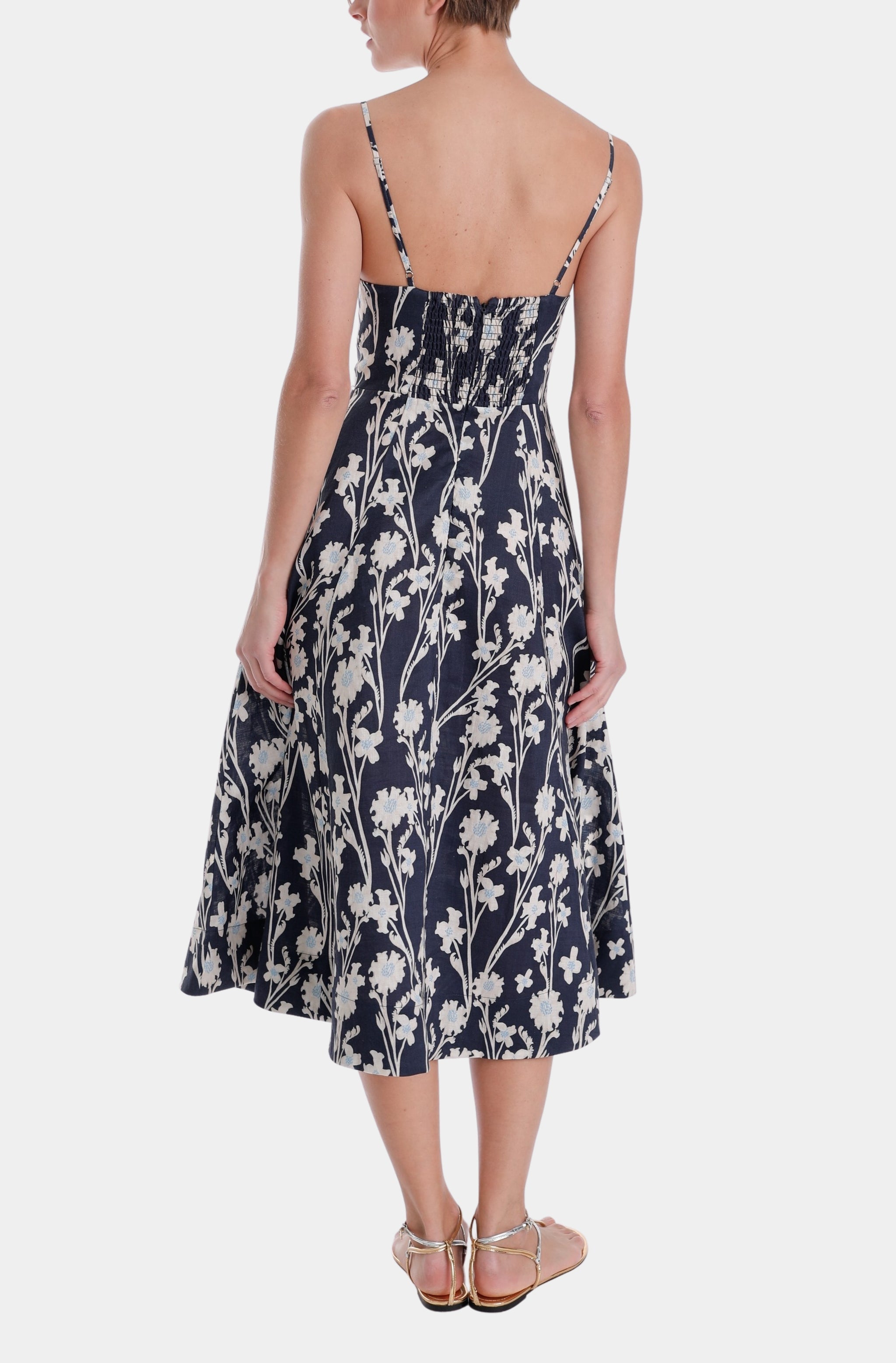 Winona Print Midi Dress