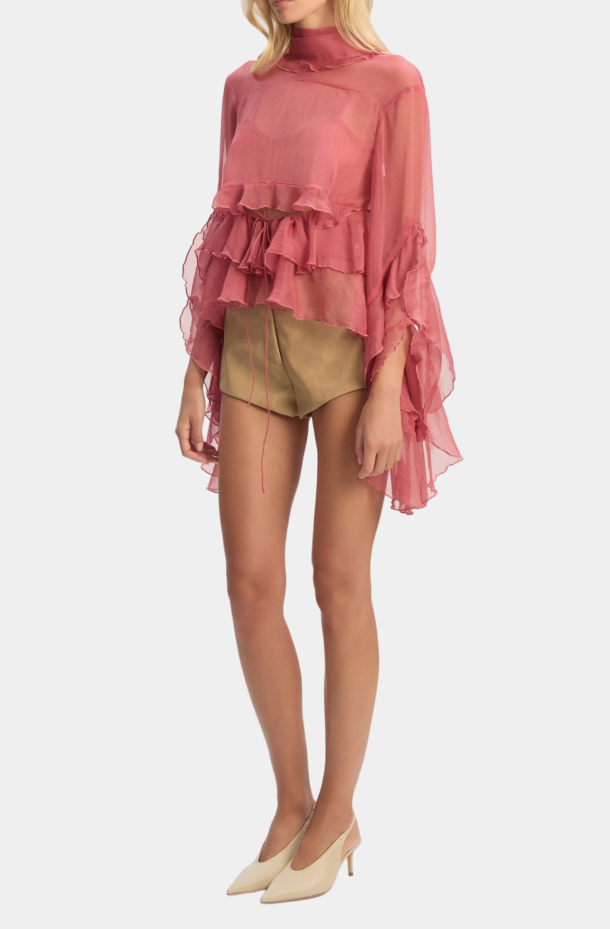 Anyssa Ruffle Blouse