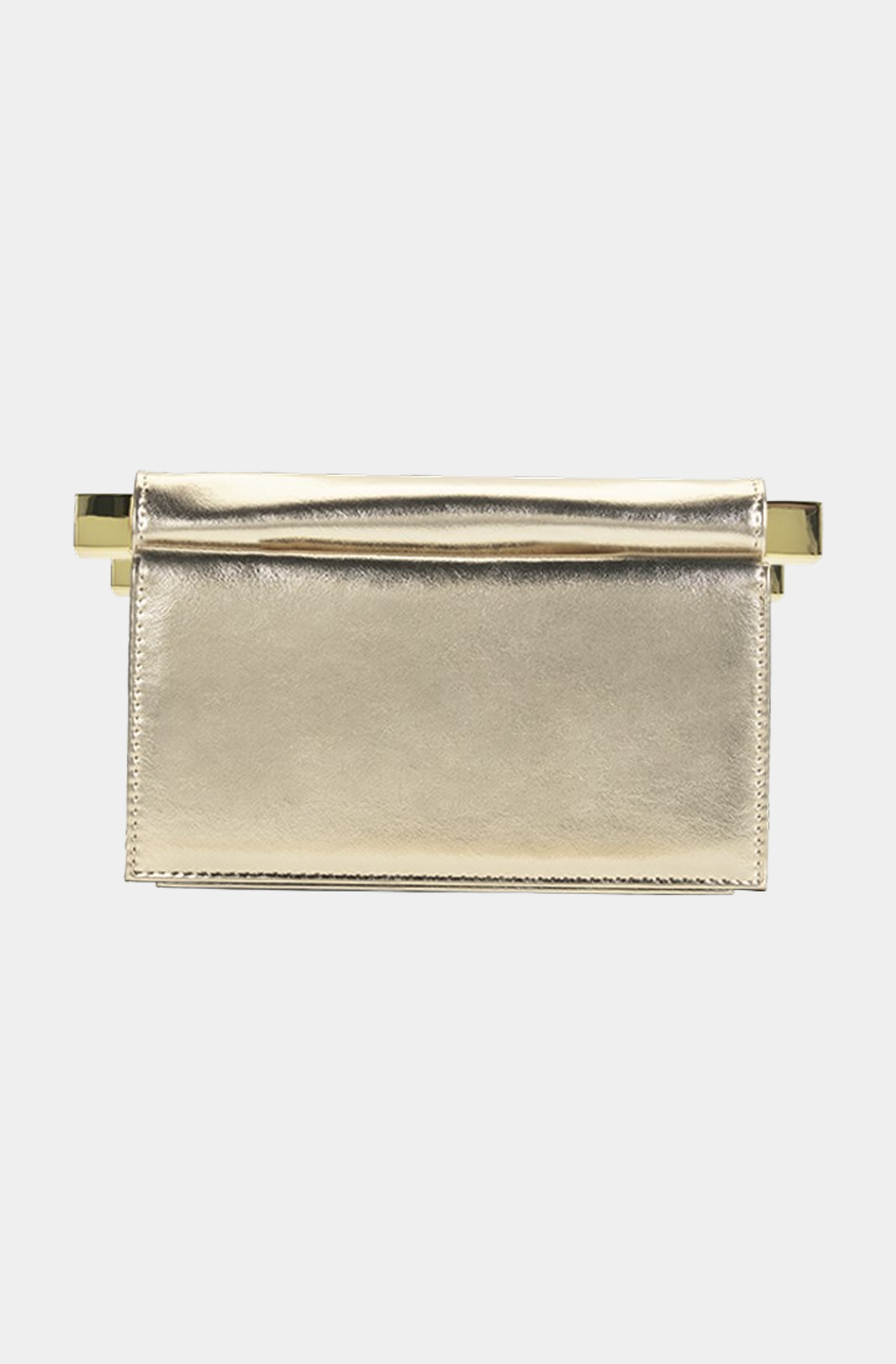 Billini Carson Clutch Bag – Gold Metallic – front