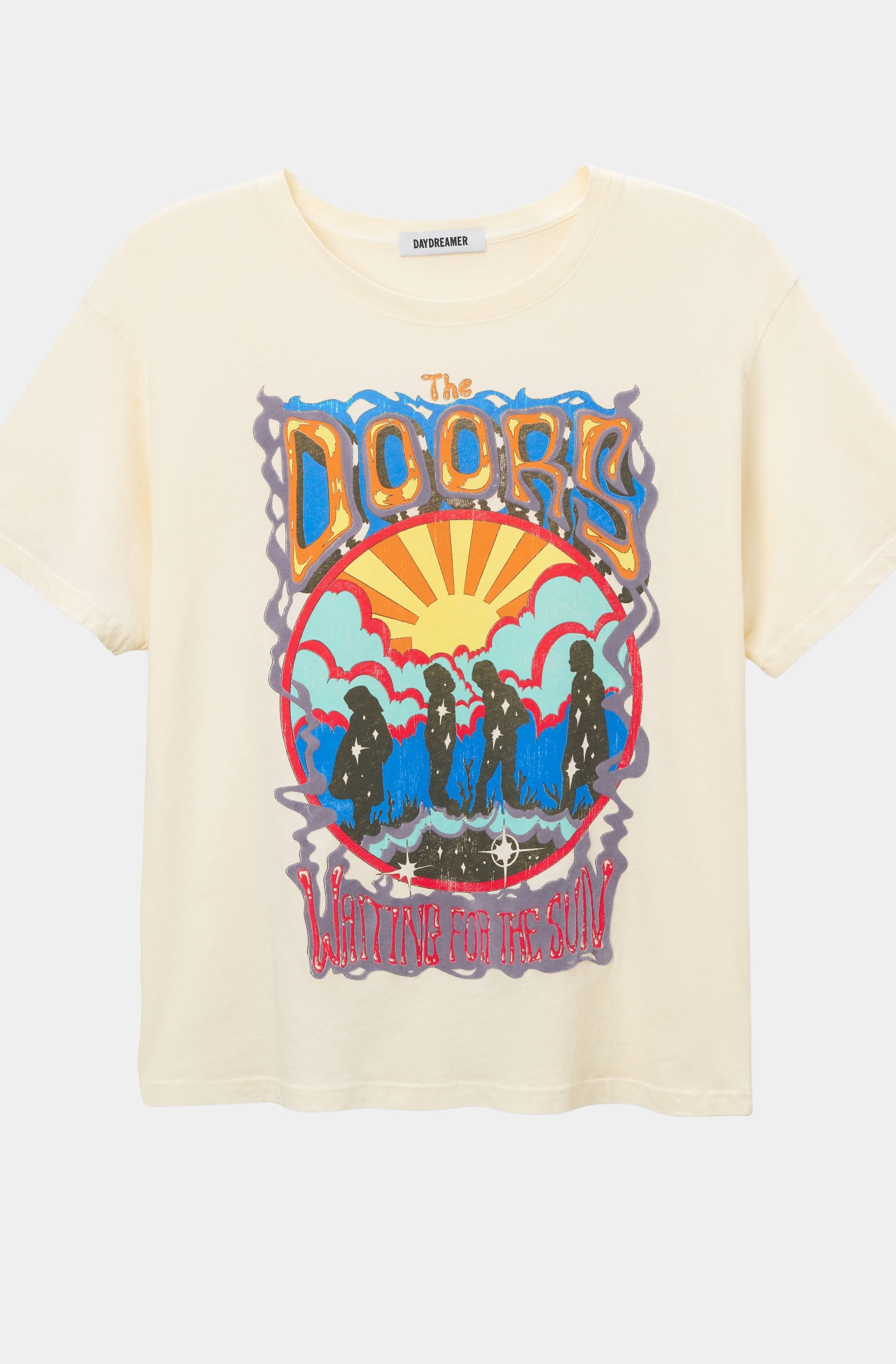 The Doors Waiting For The Sun Boyfriend Tee