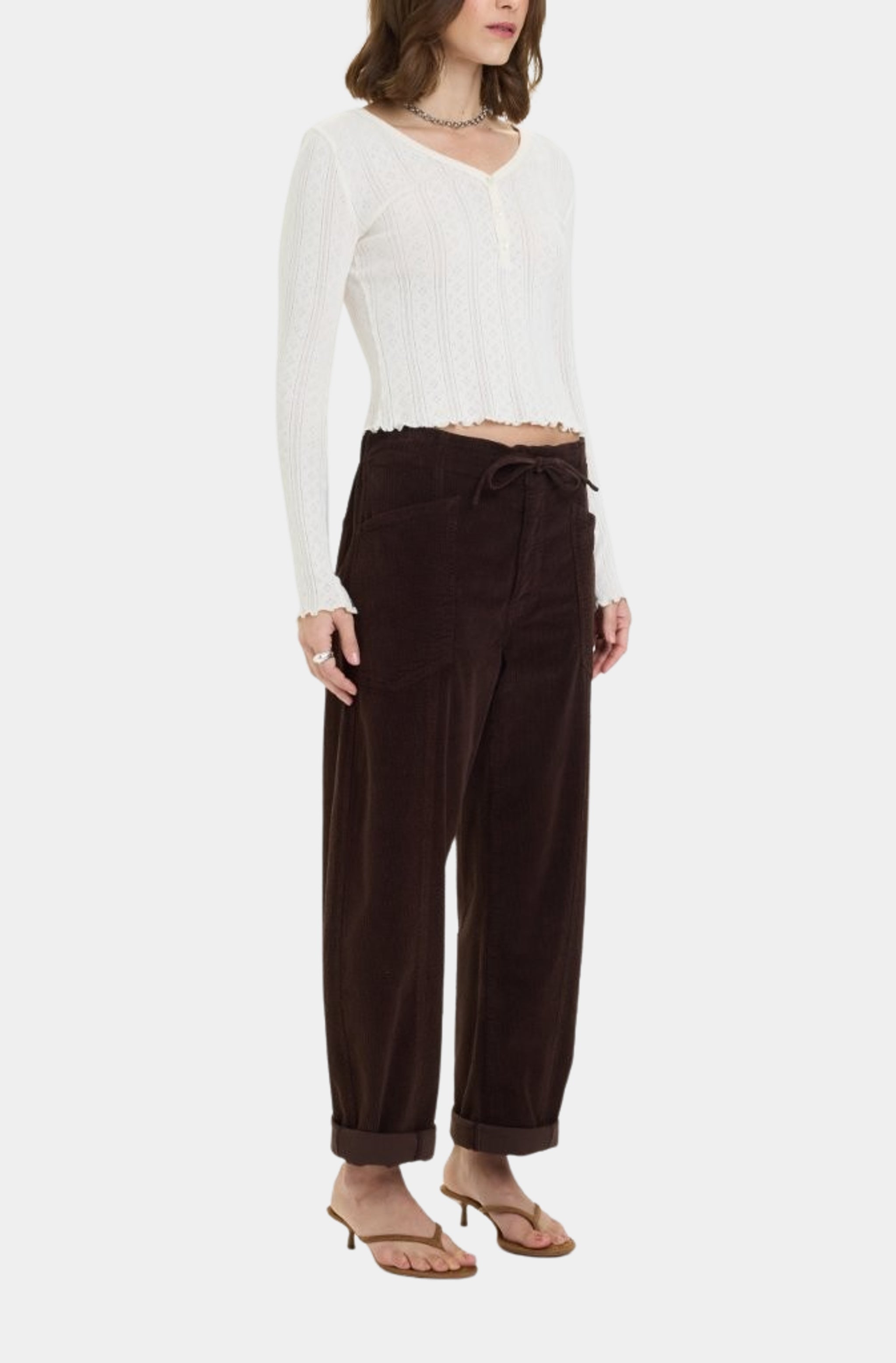 Villa Pant Drawstring Barrel Pant