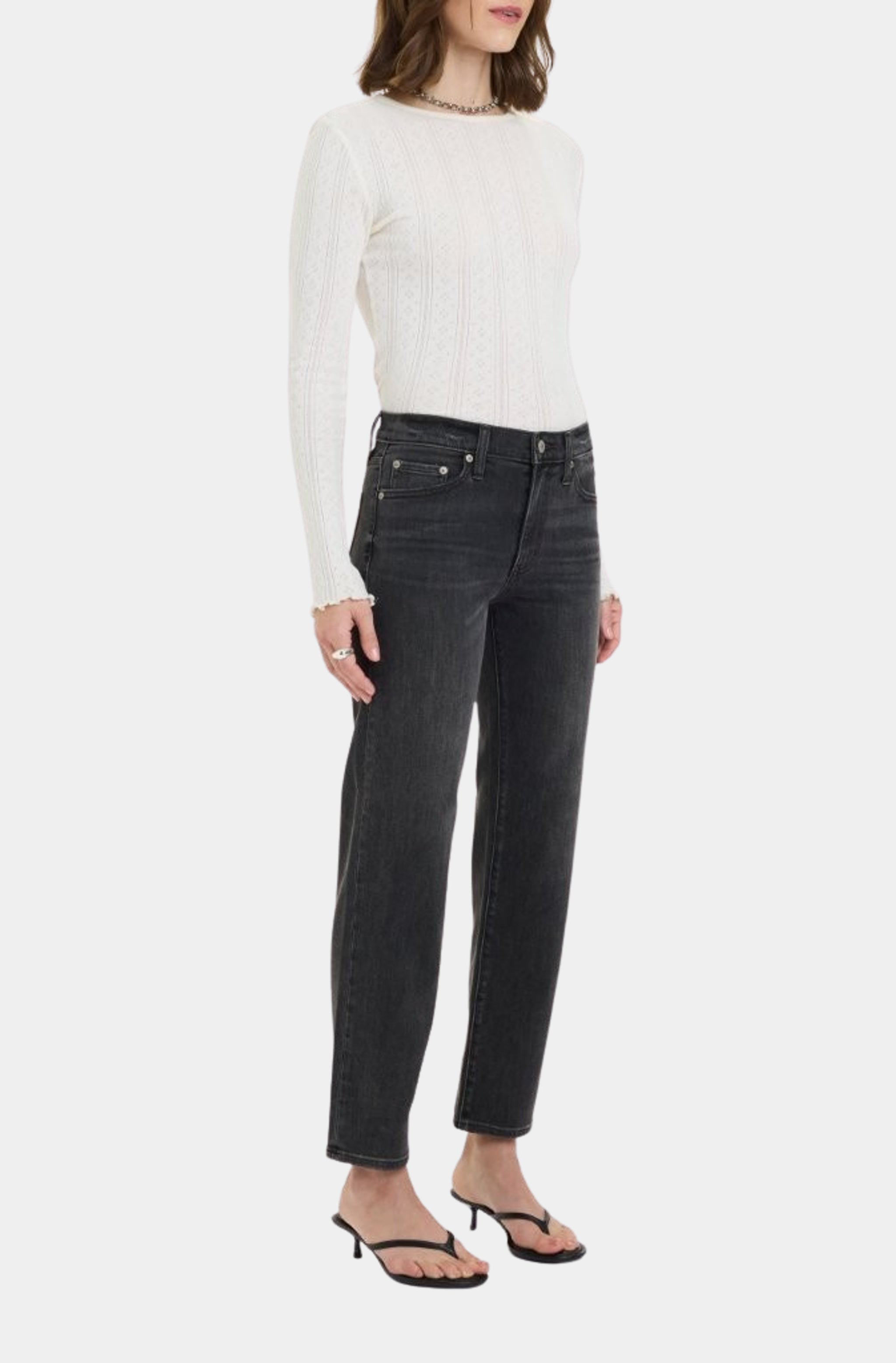 Rebel Ankle Mid Rise Ankle Slim Straight