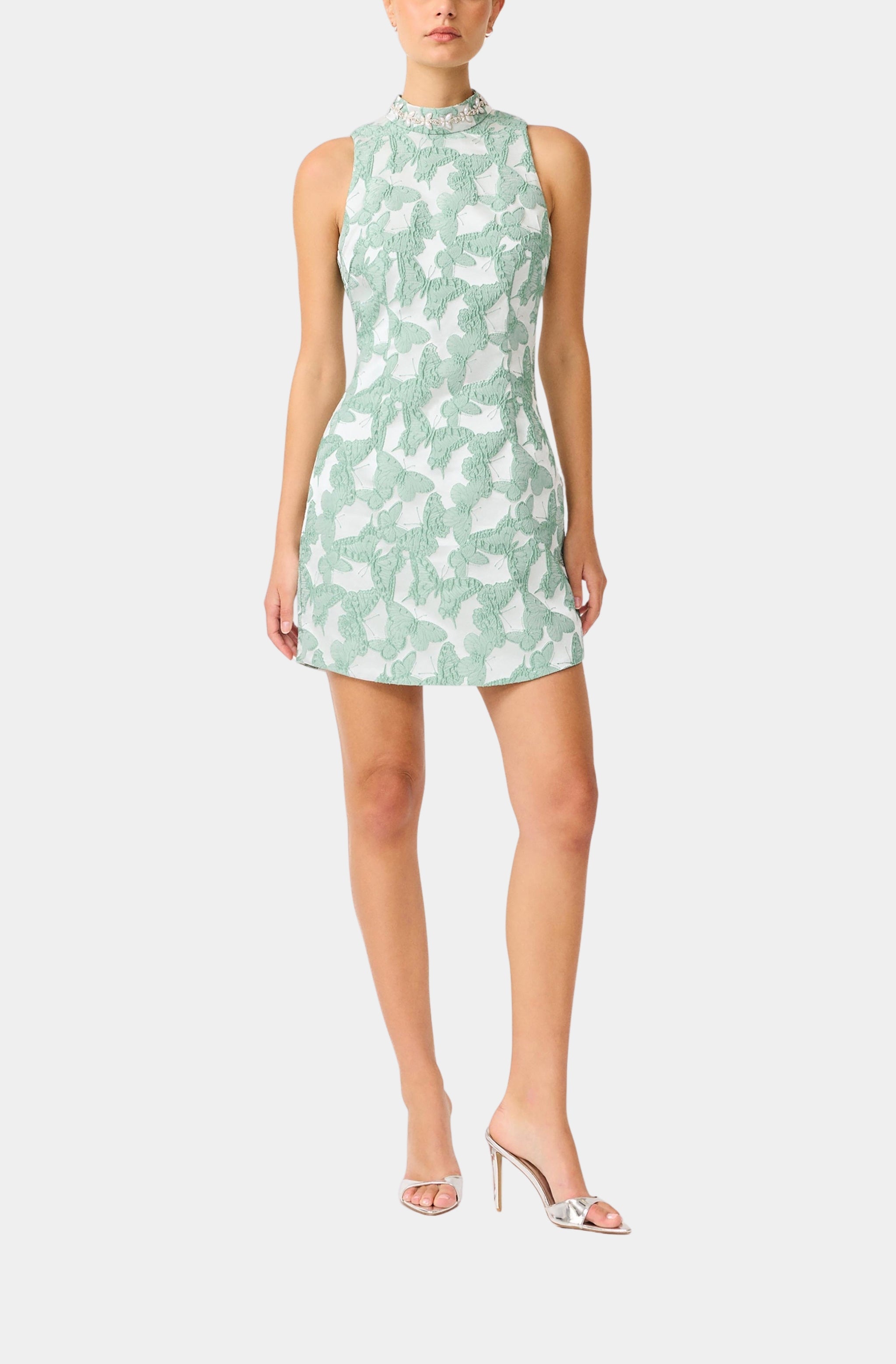 Lisette High Neck Mini Dress