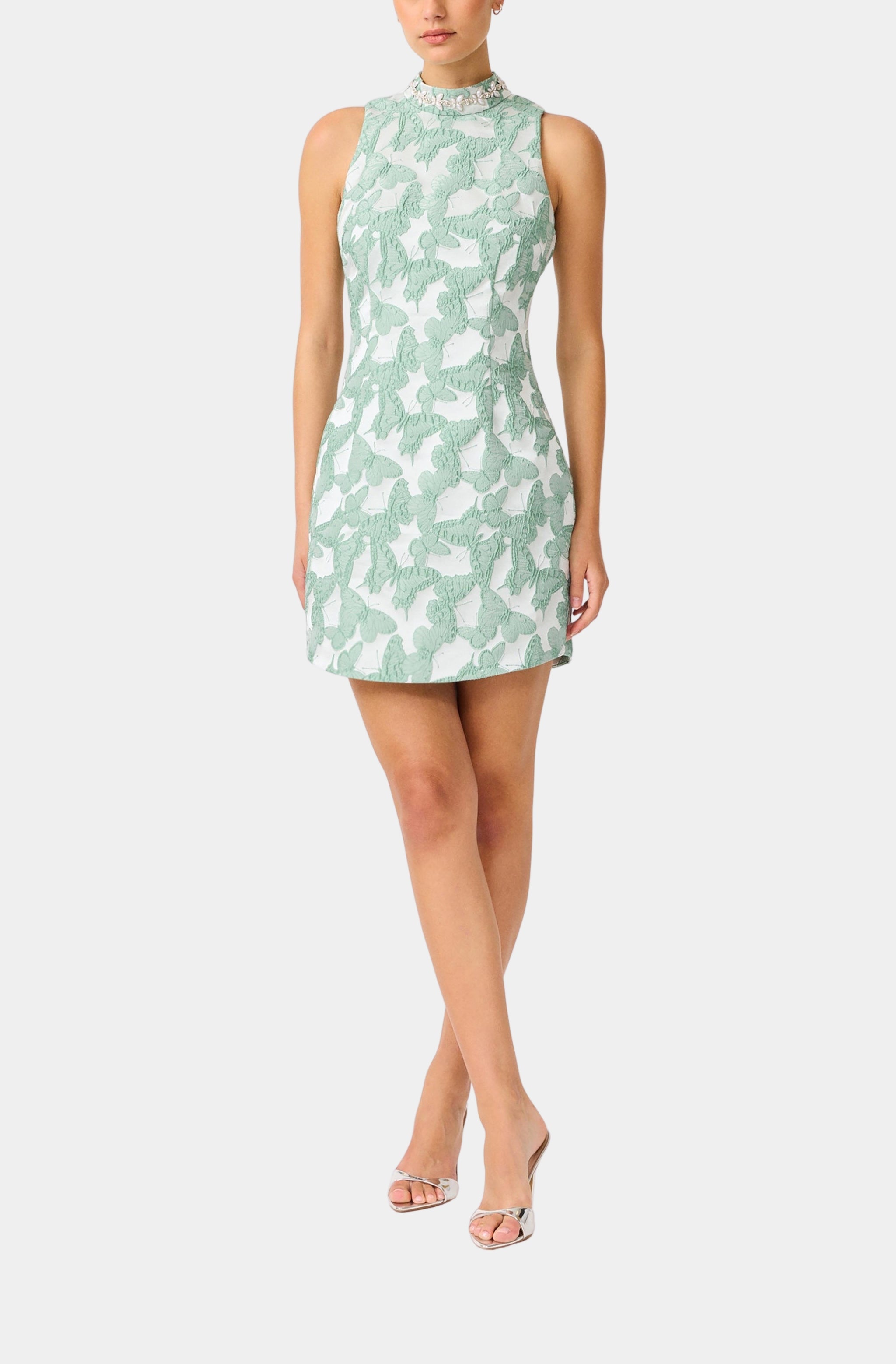 Lisette High Neck Mini Dress