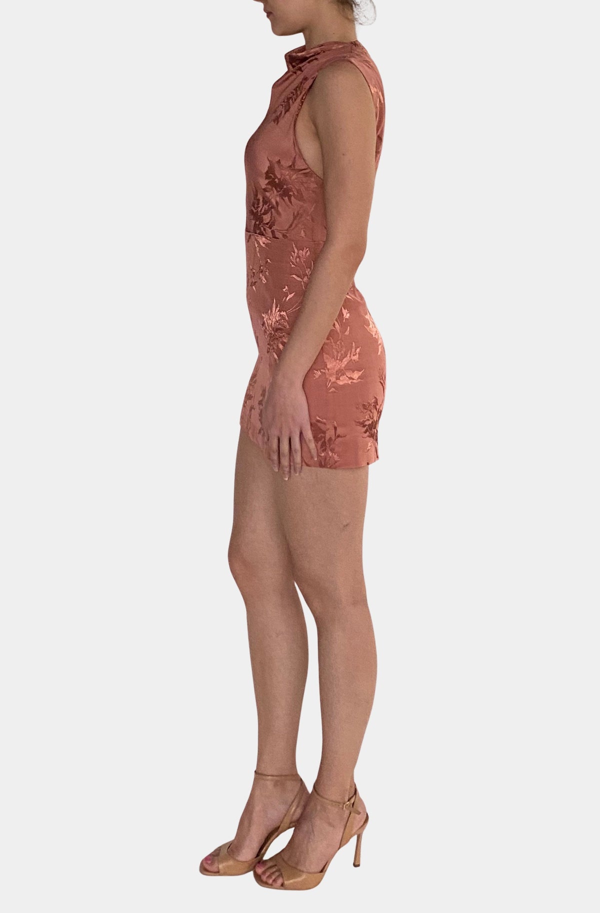 Cowl Mini Dress