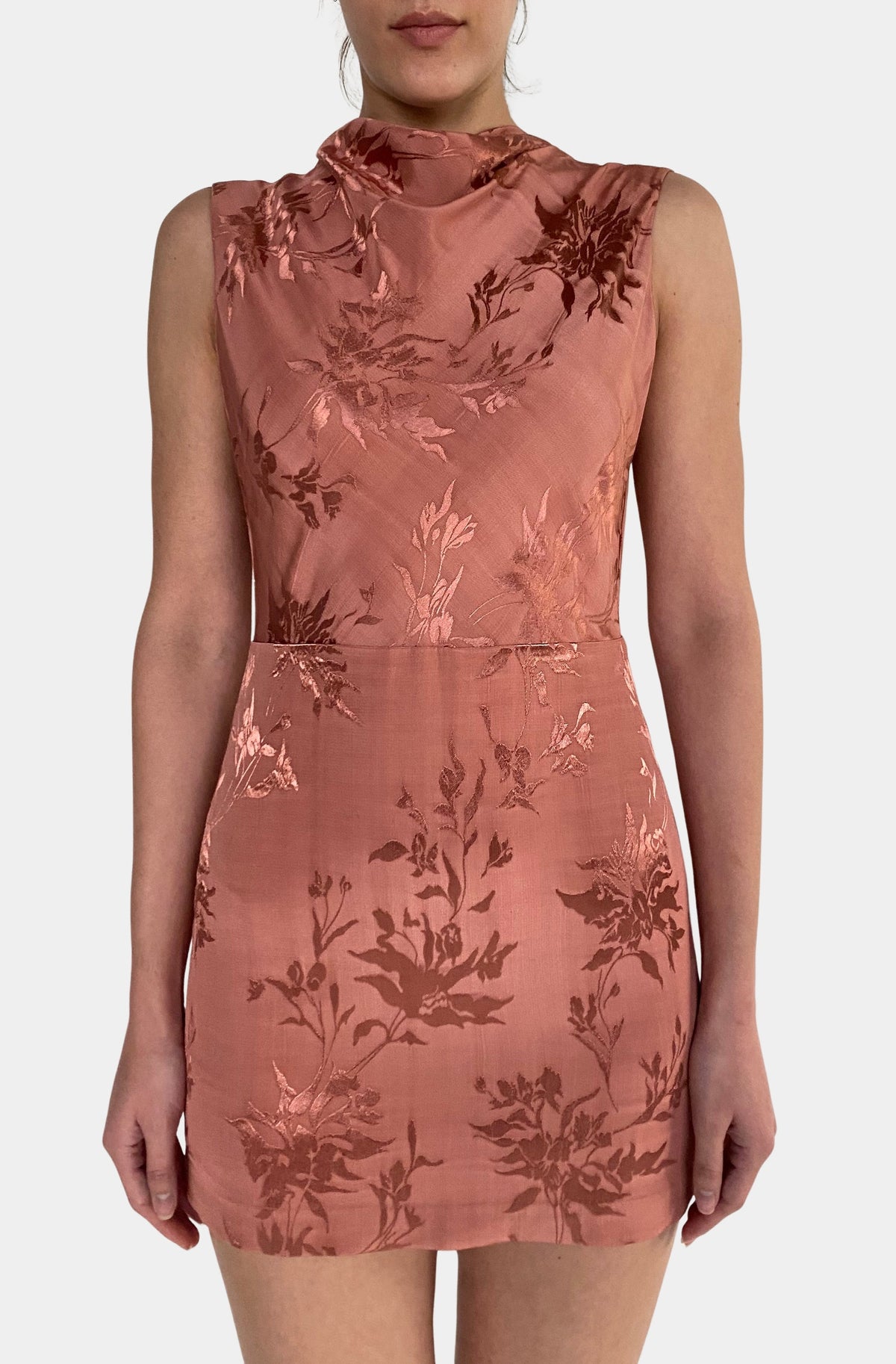 Cowl Mini Dress