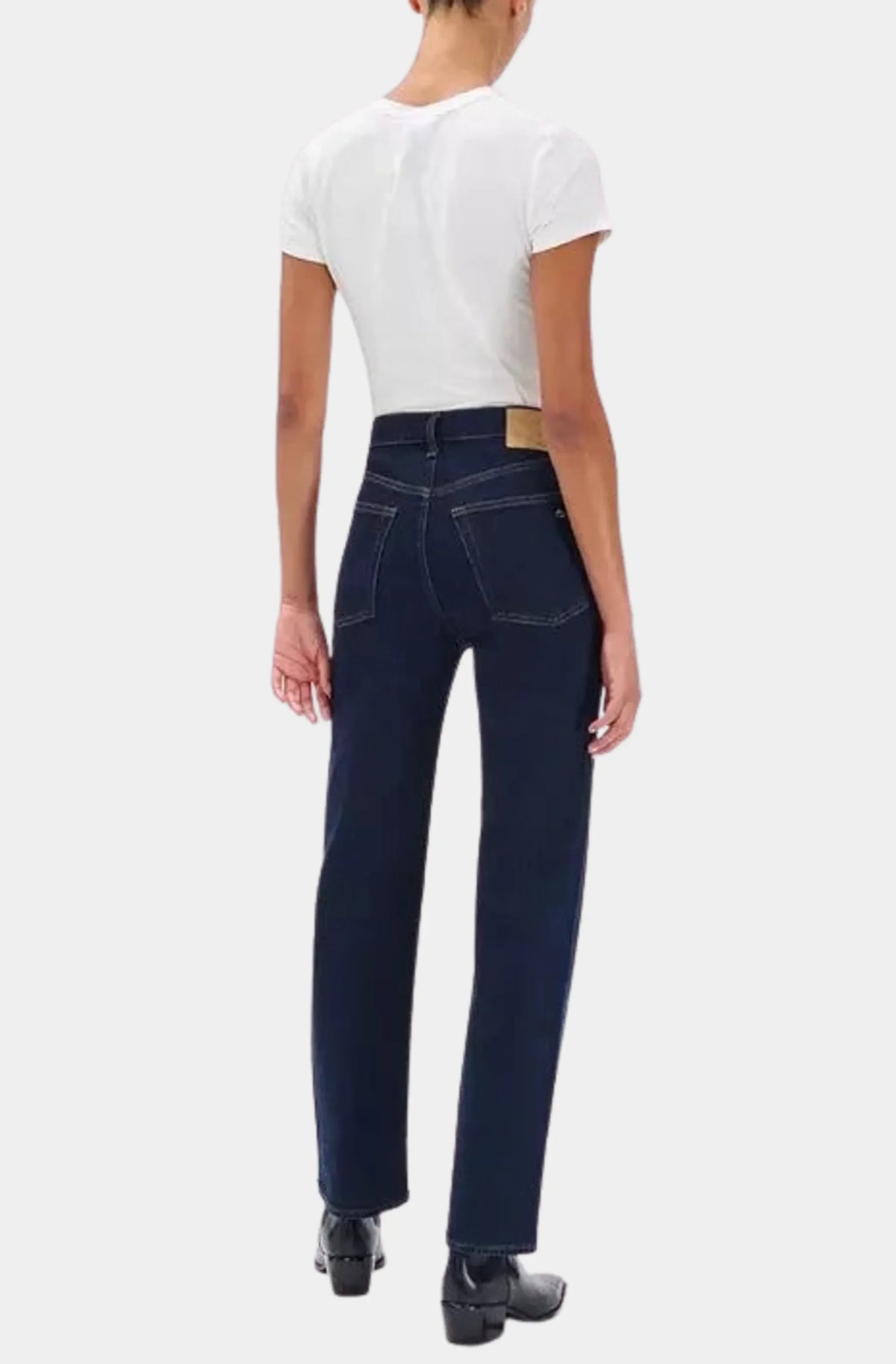 Harlow Mid-Rise Ankle Straight Jean