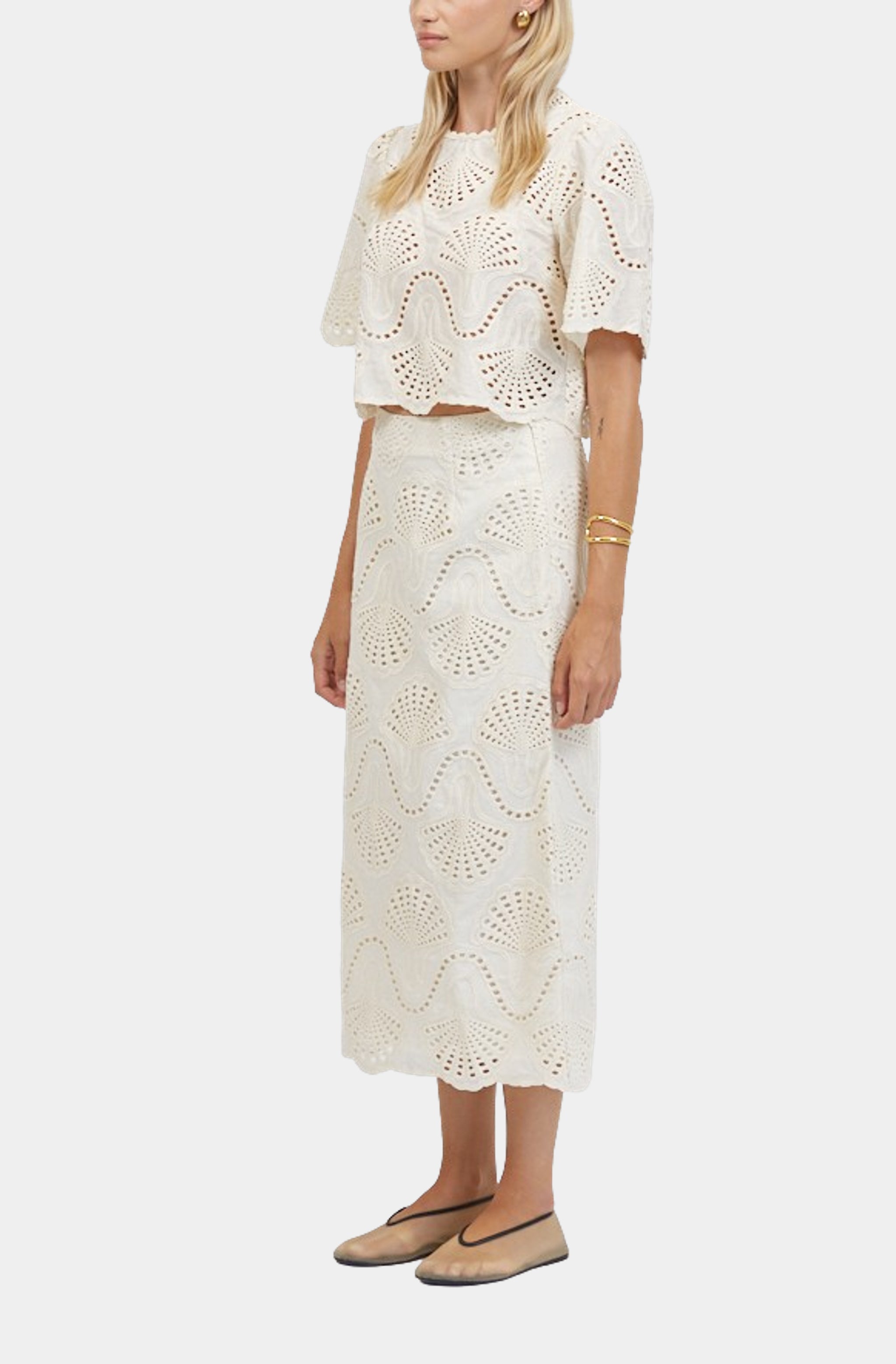 Cannes Eyelet Top