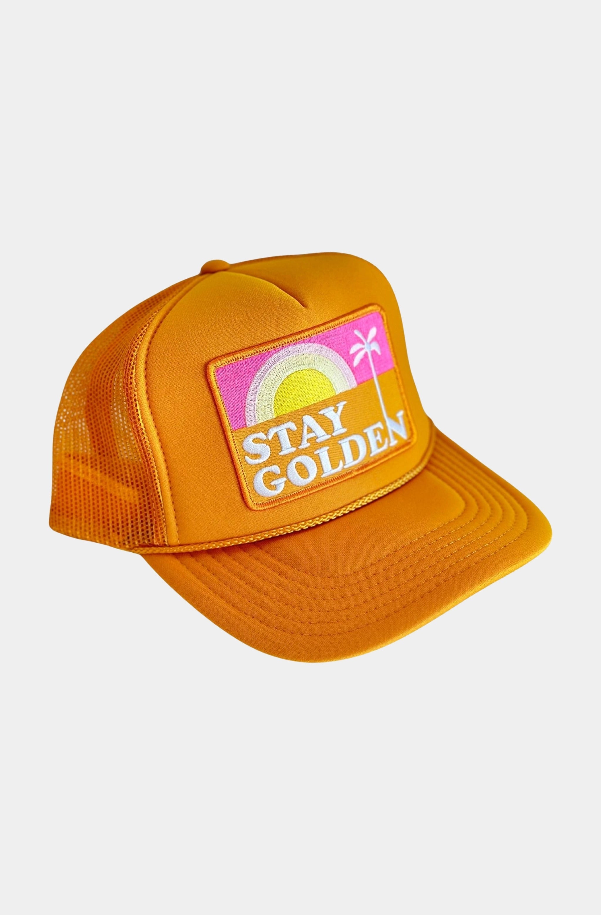Stay Golden Patch Trucker Hat