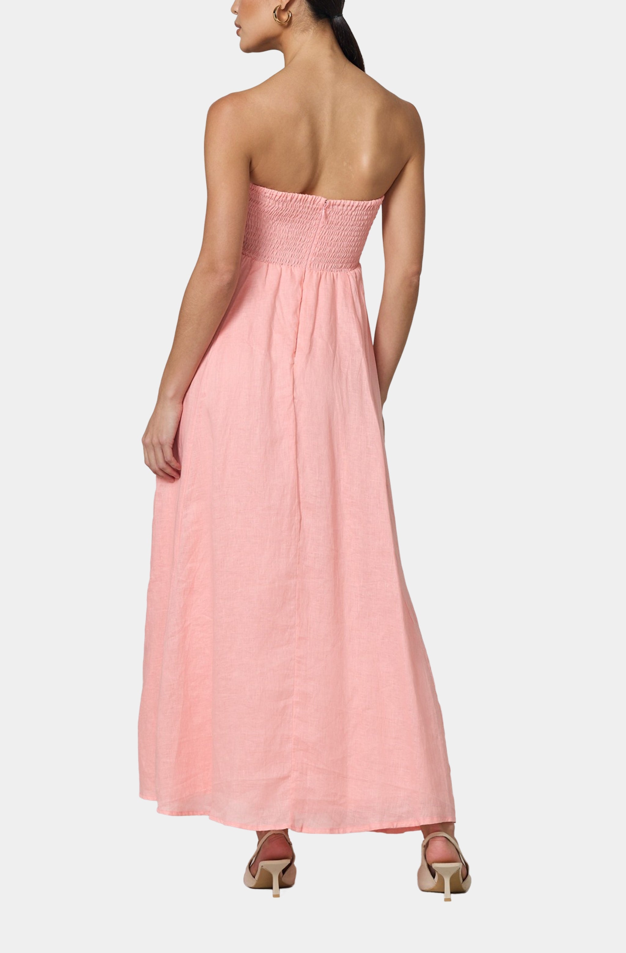 Talia Linen Maxi Dress