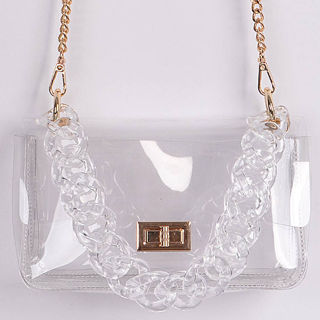 Acrylic Chain Clear Bag