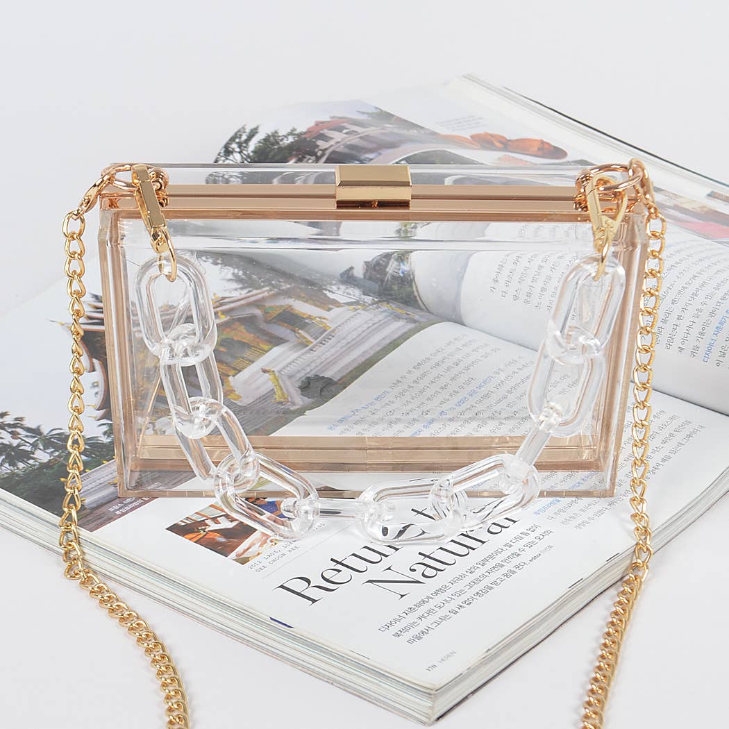 Clear Box Bag