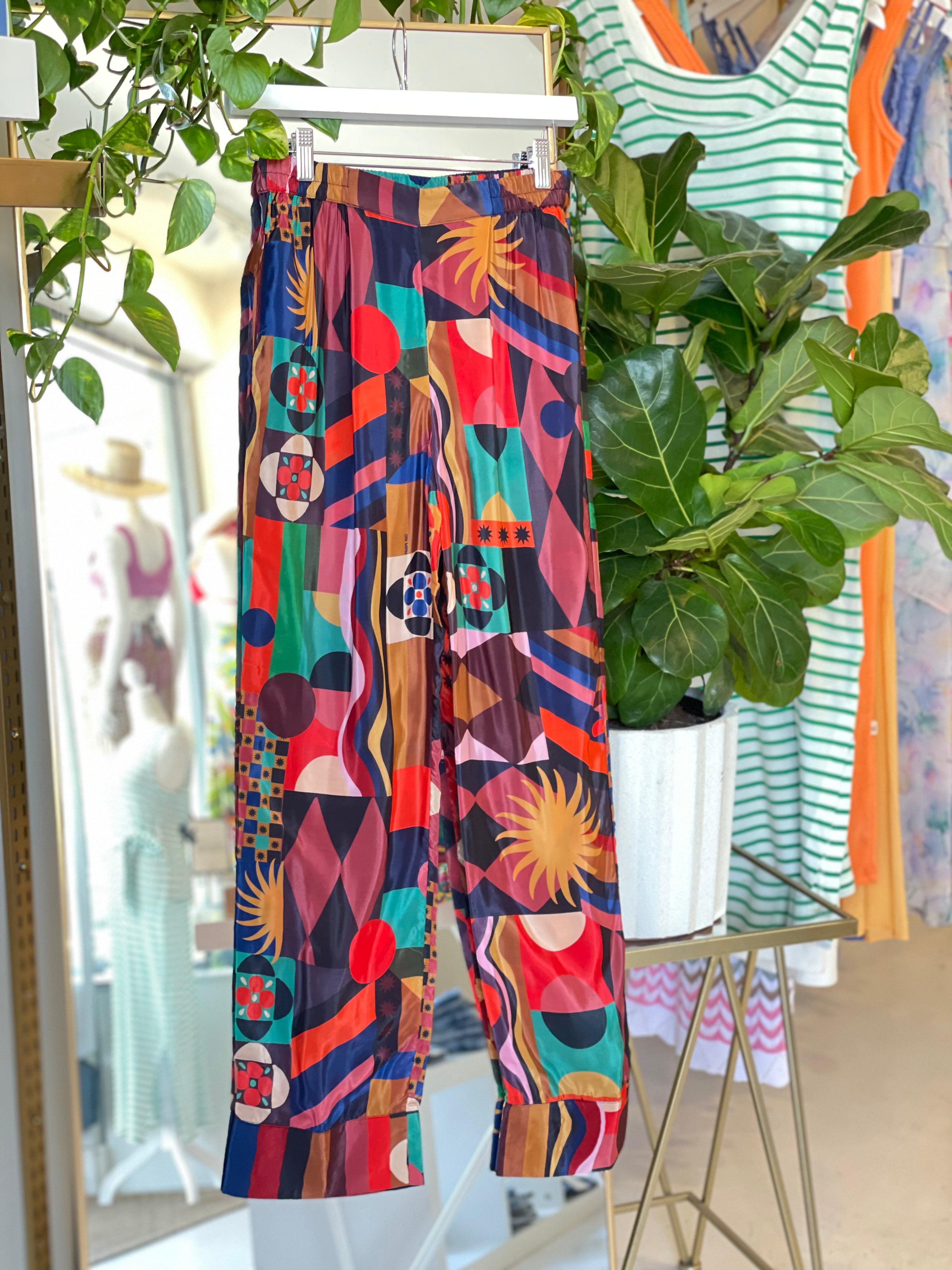 Tropical Shades Multi Color Pants