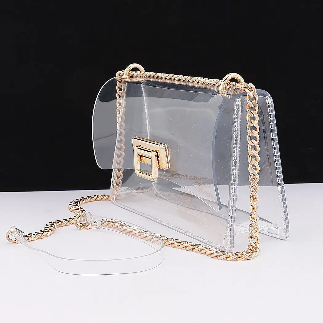 Multi Strap Clear Bag