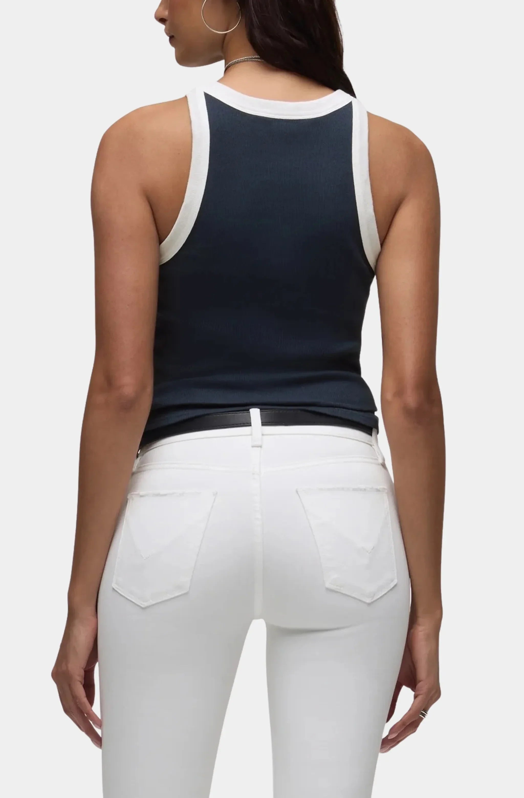 Ribbed Racer Tank