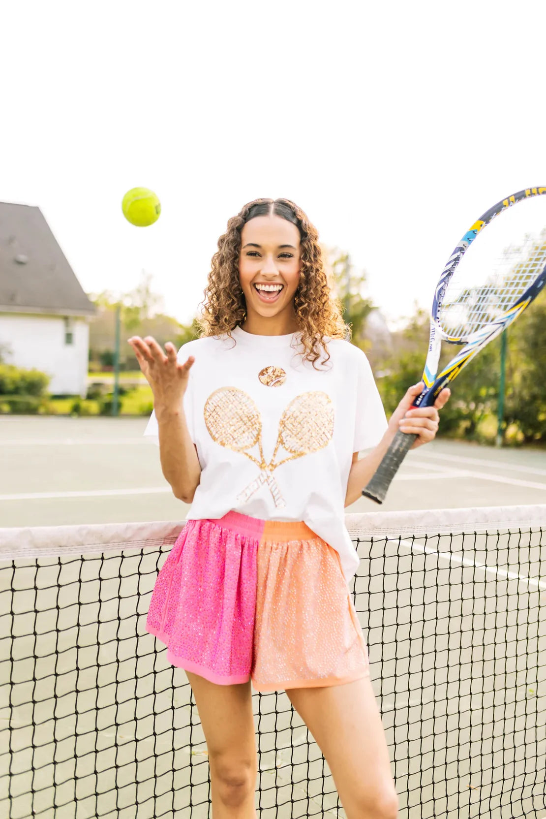 Gold Tennis Tee