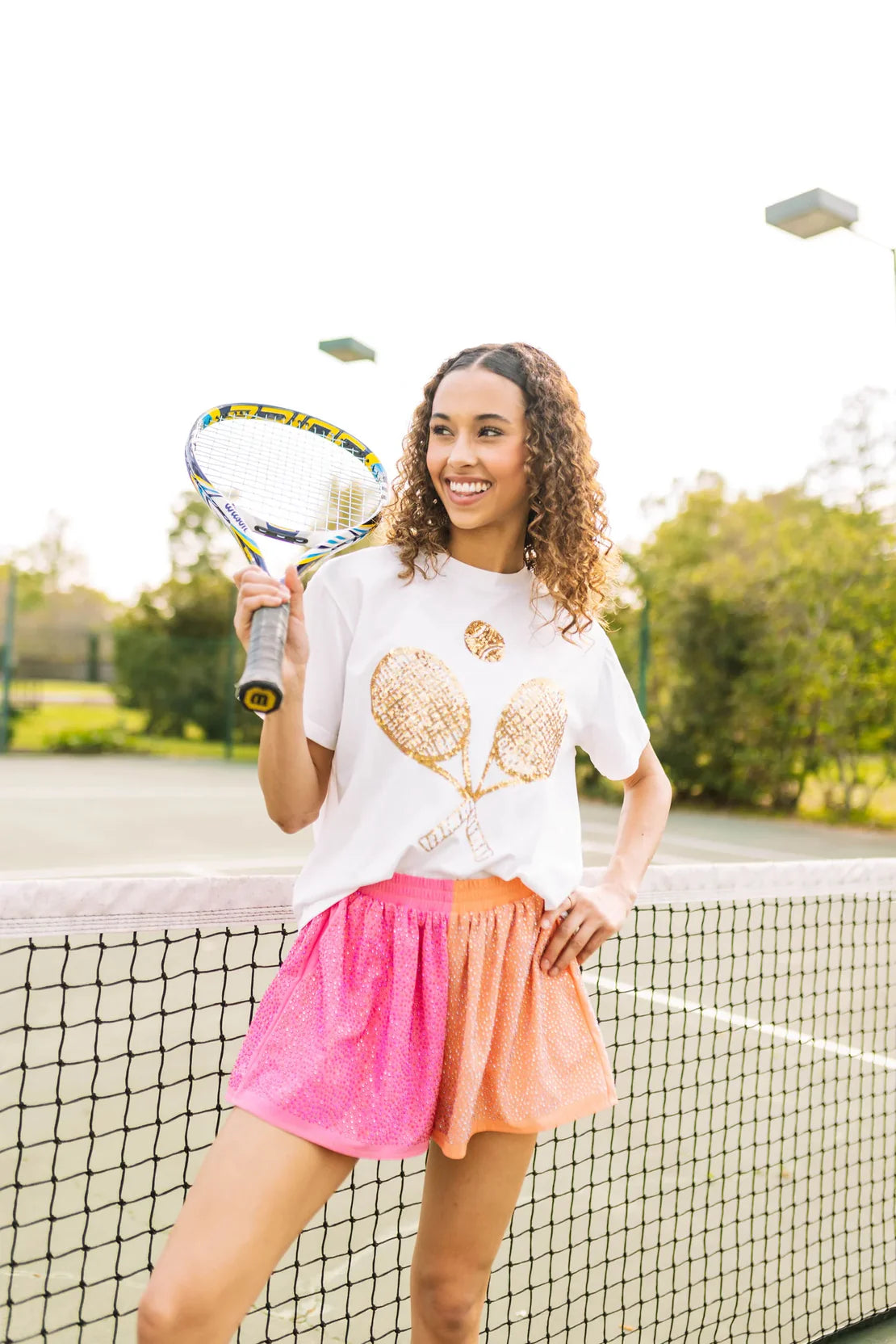 Gold Tennis Tee